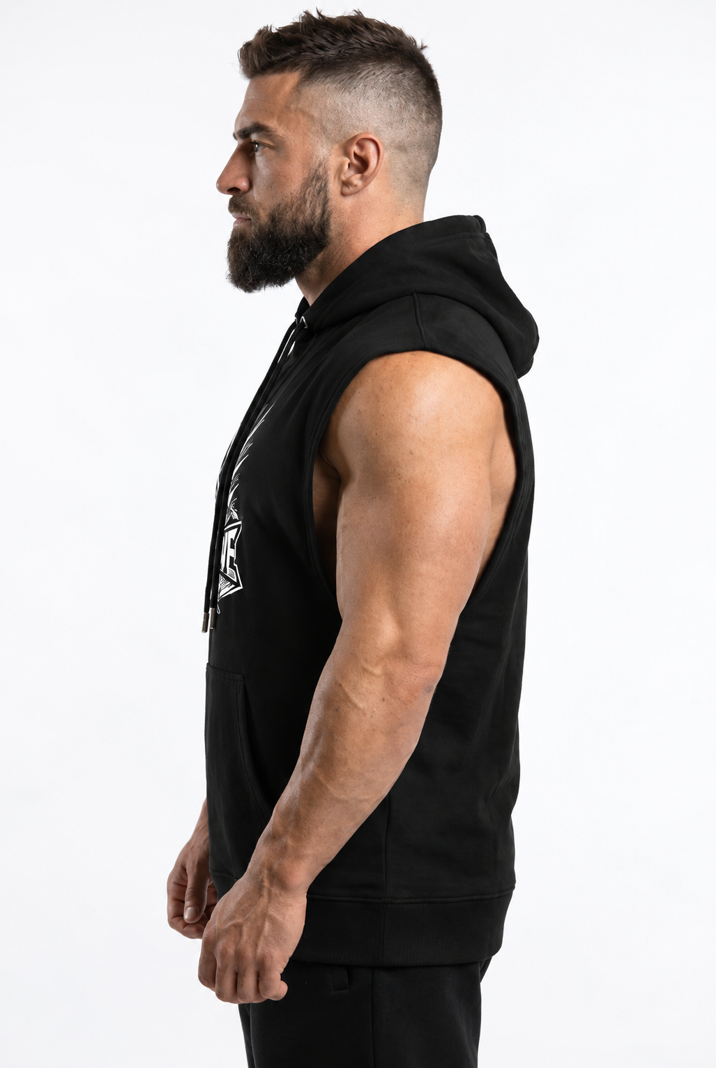 XAPE Apex Drop Arm Muscle Top - Black