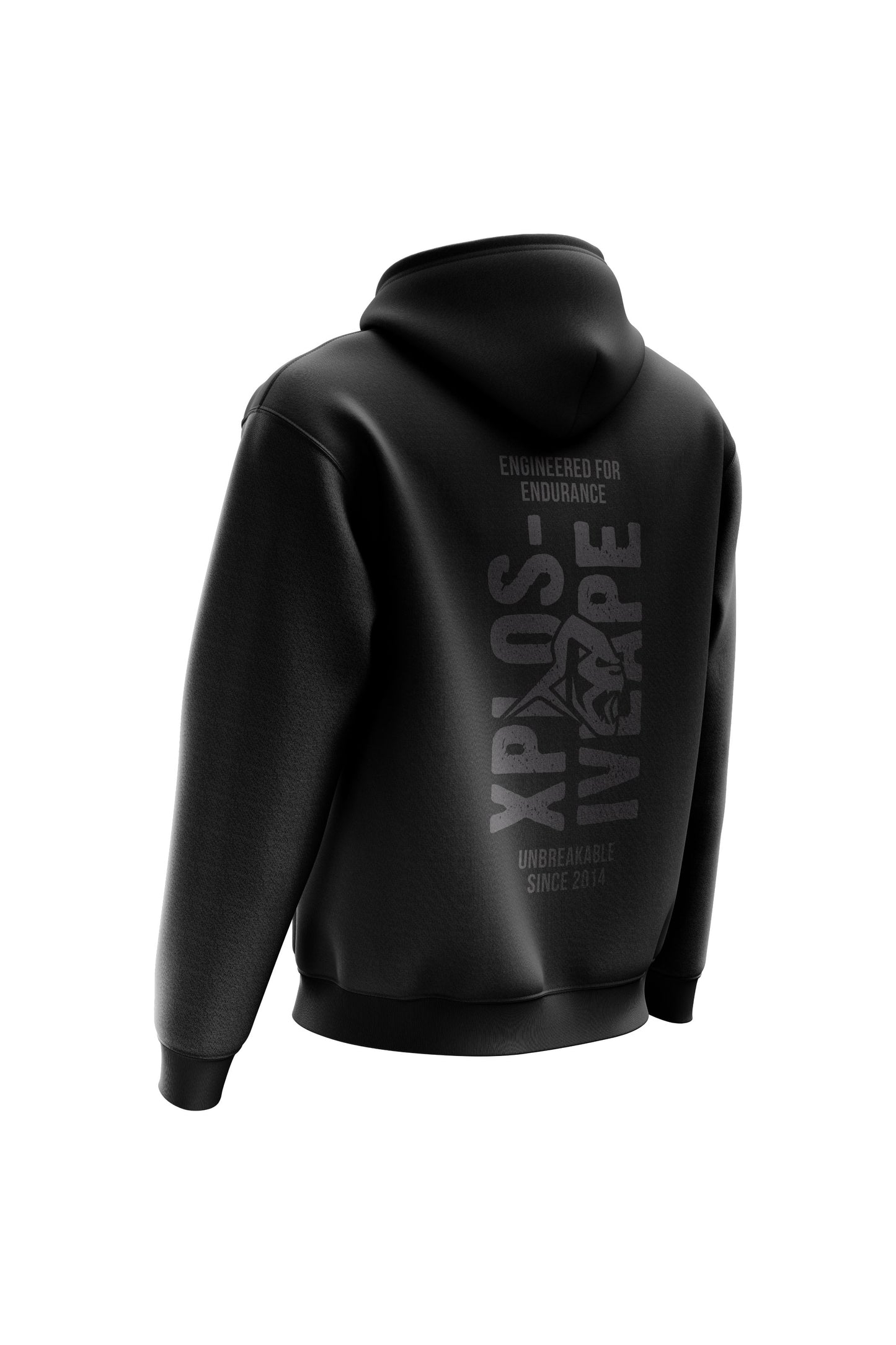 XAPE Unbreakable String Hoodie - Black