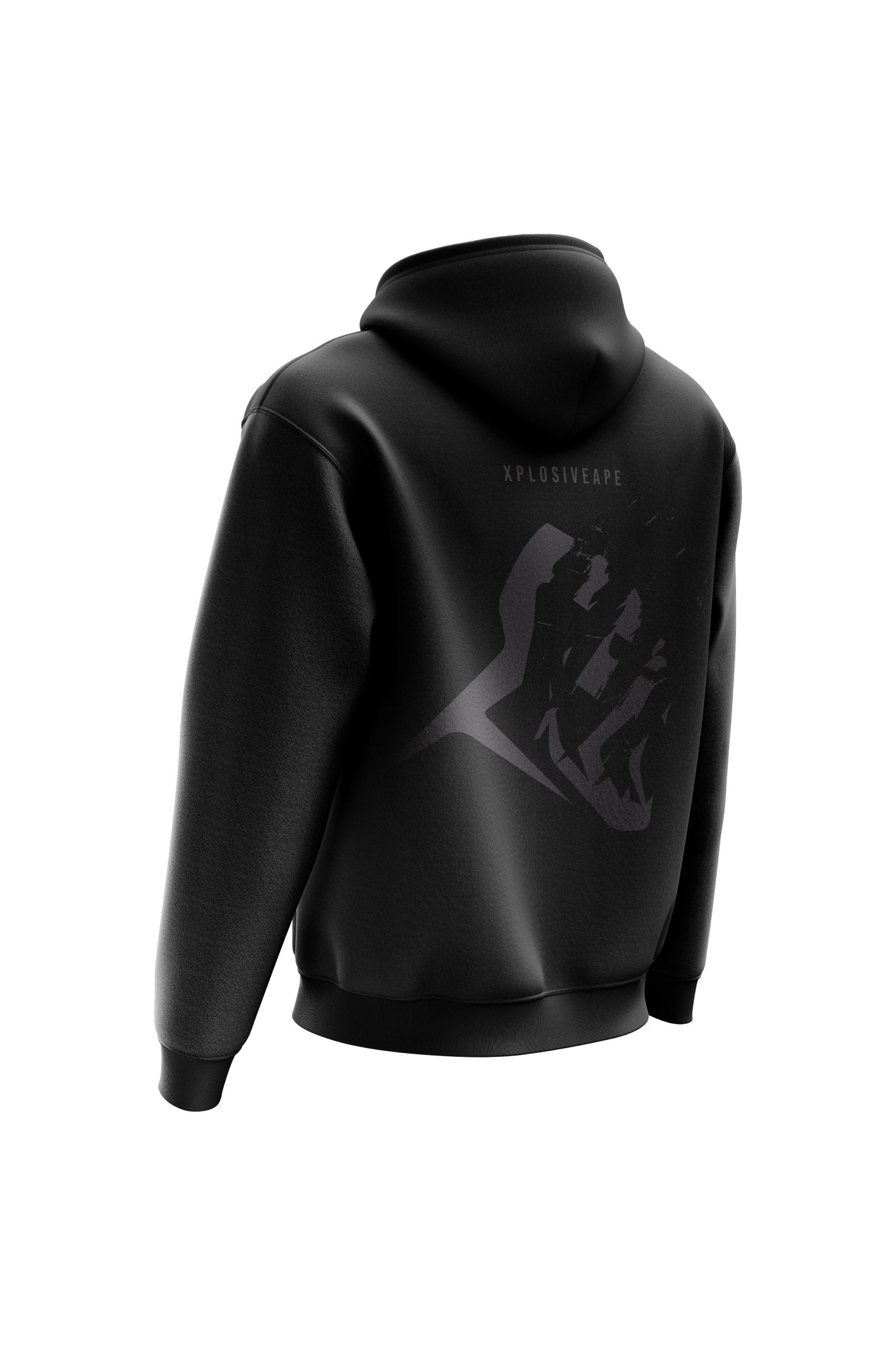 XAPE Rage Claw String Hoodie - Black