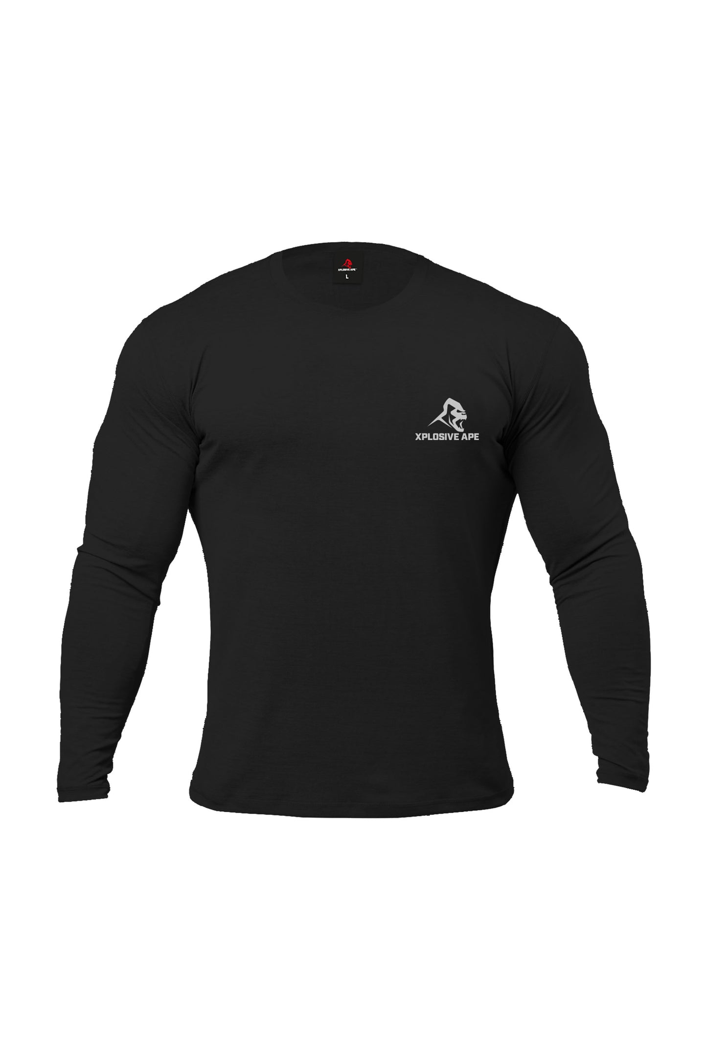 XAPE Garage Strength Long Sleeve Tee - Black