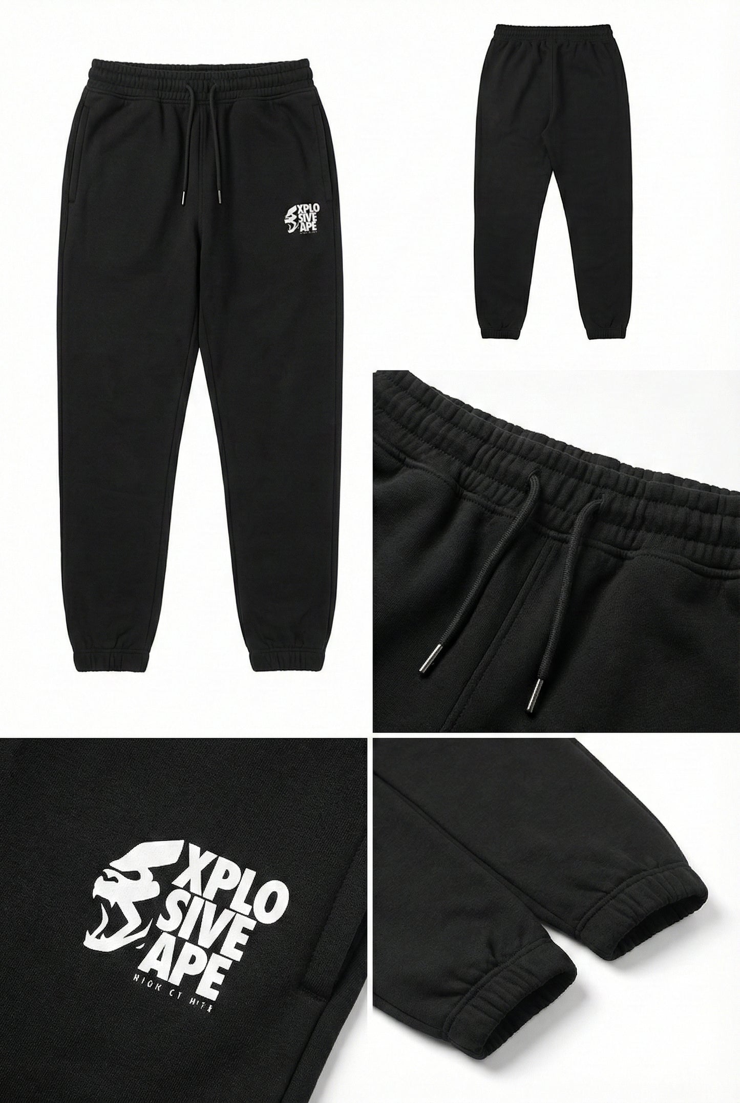 XAPE Ultimate Ape V2 Joggers - Black