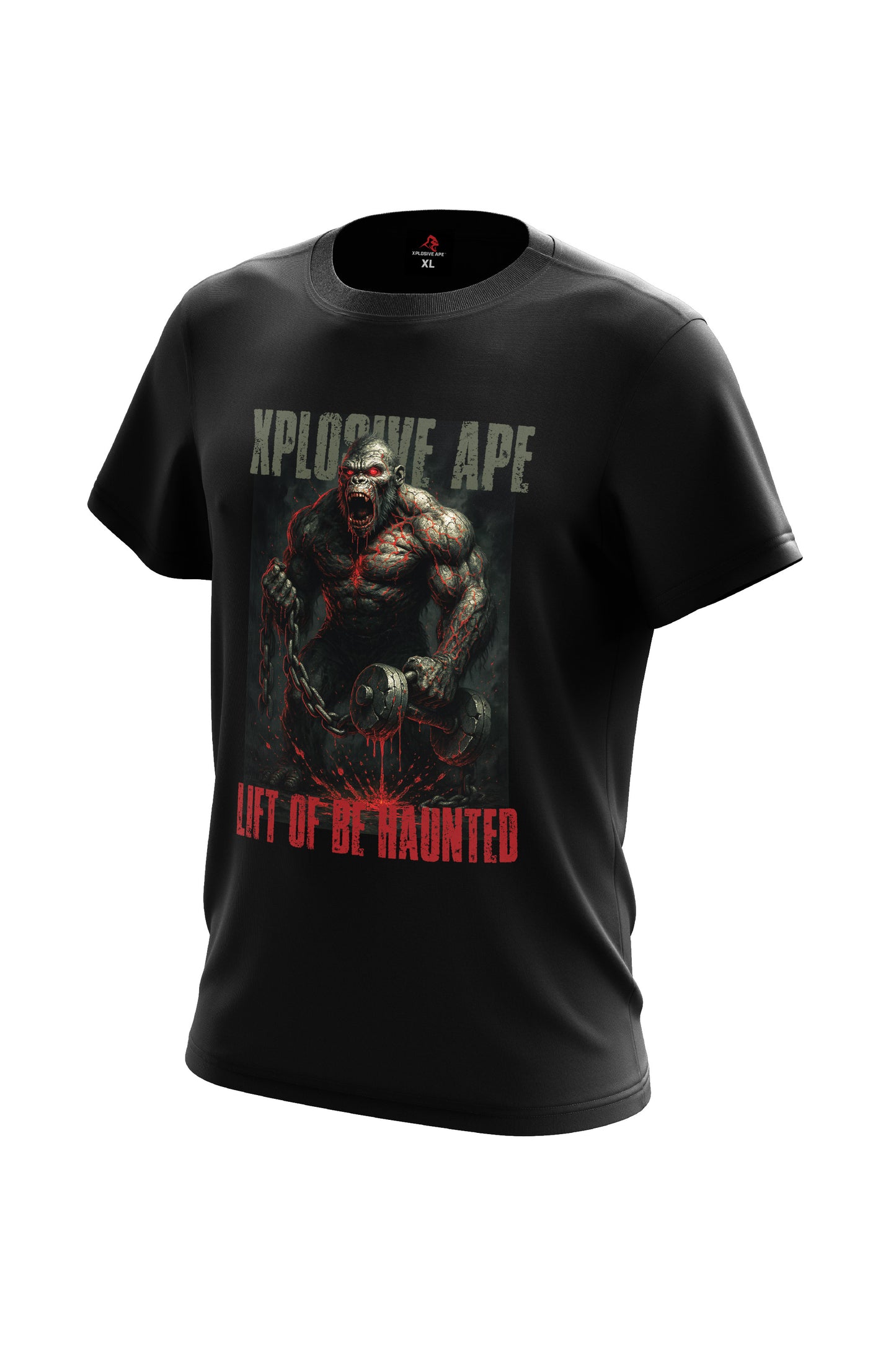 XAPE Zombie Strongman Ape Tee - Black