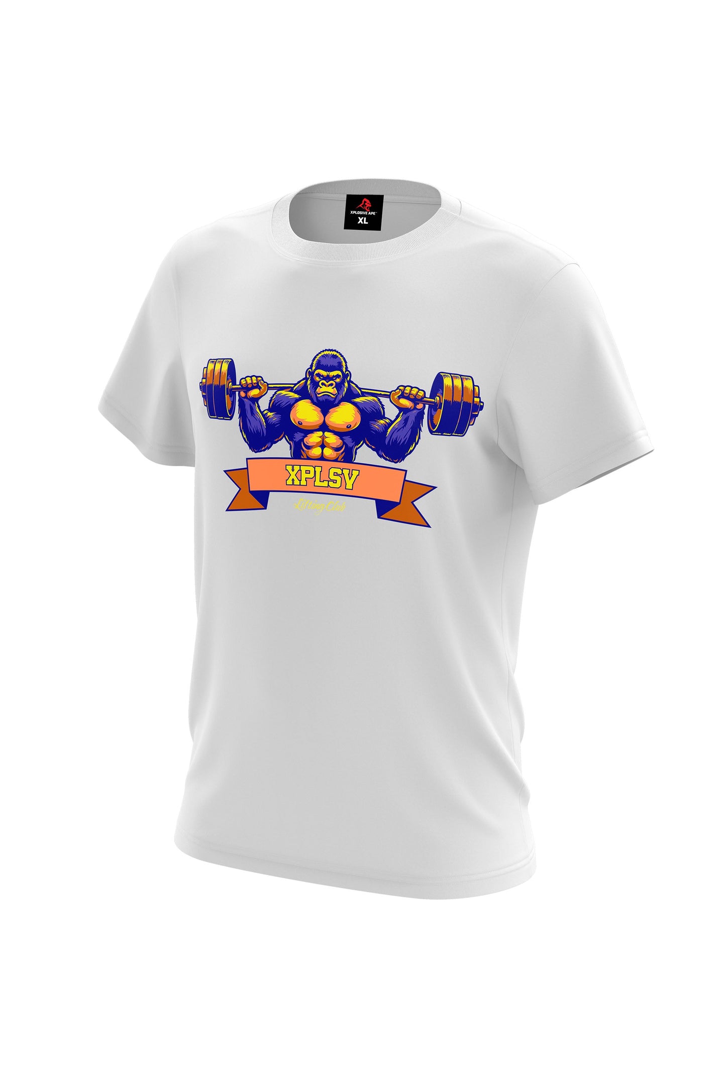 XAPE Lifting Club V2 Tee - White