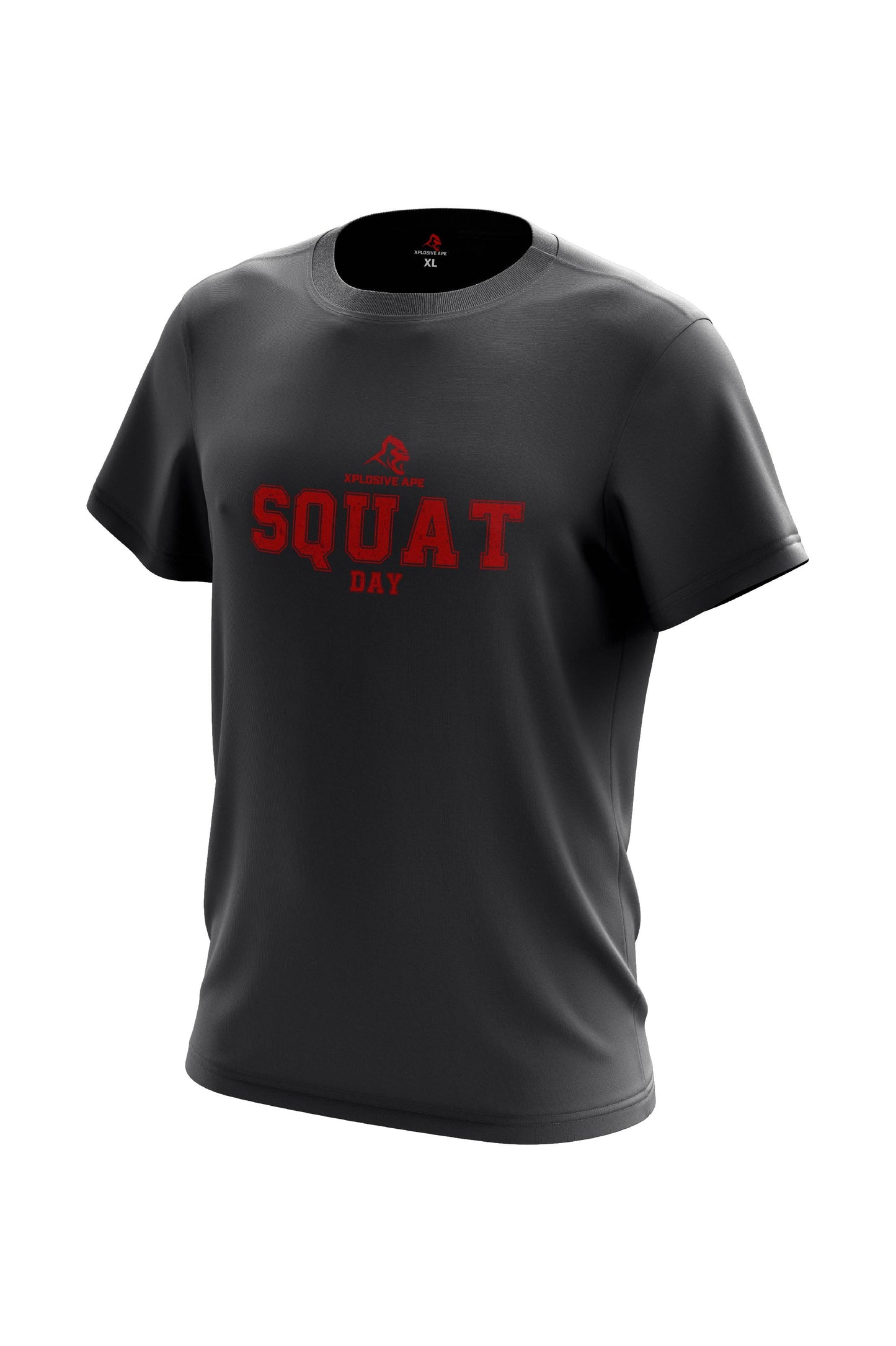 XAPE Squat Day V1 Tee - Charcoal