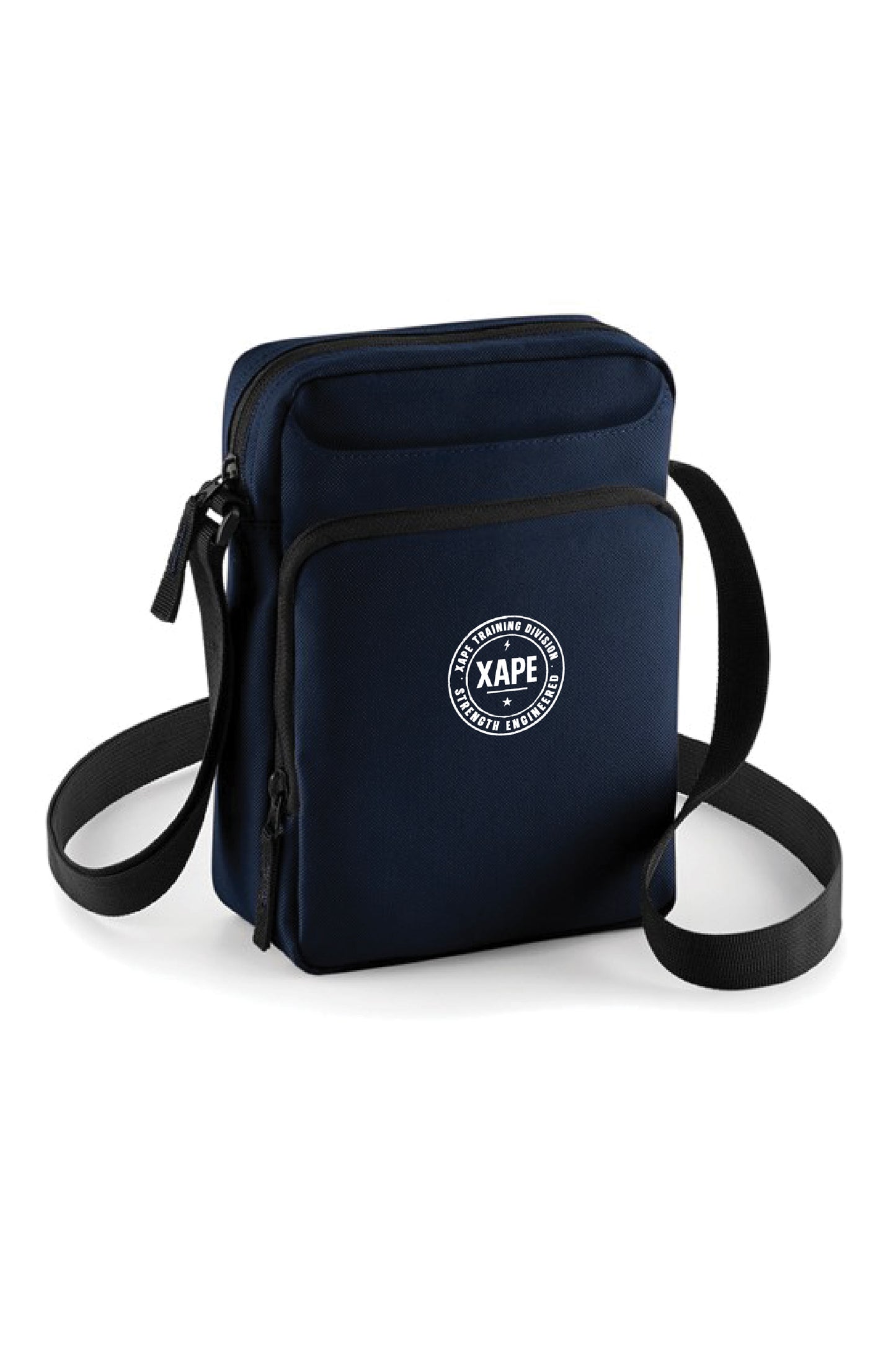 XAPE Classic Badge Logo Cross Body Bag - Navy