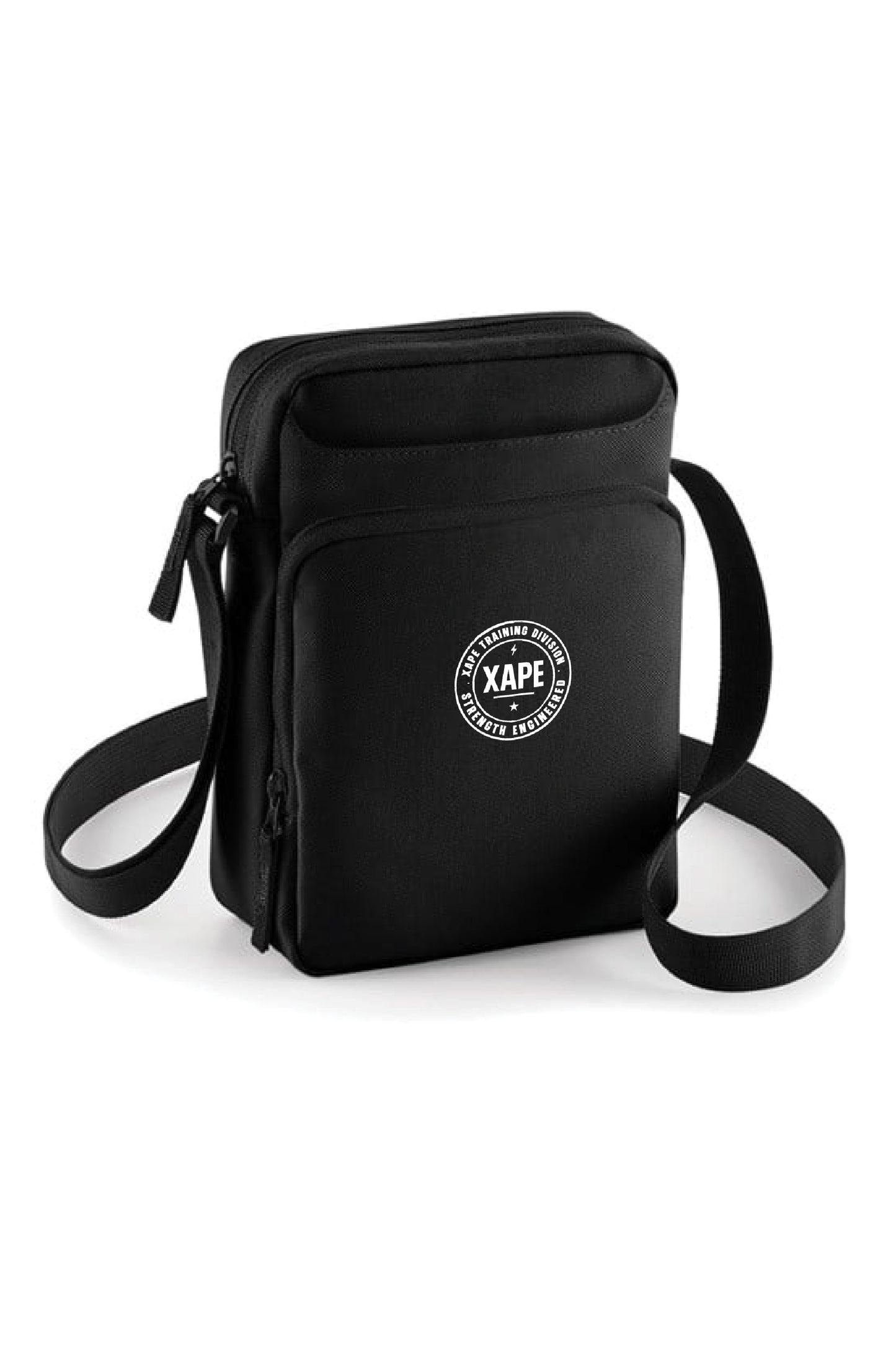 XAPE Classic Badge Logo Cross Body Bag - Black
