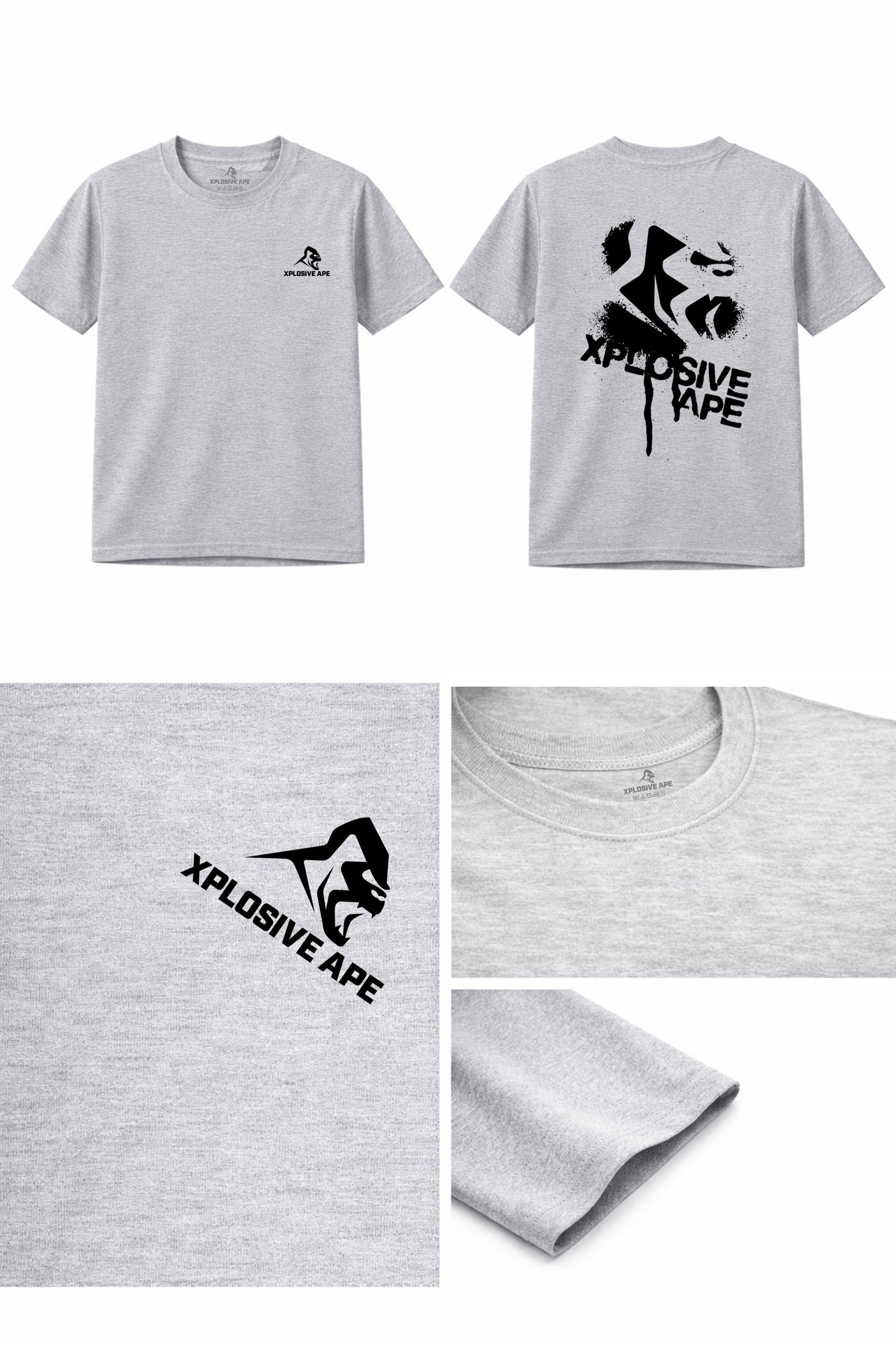 XAPE Canister V2 Tee - Sports Grey