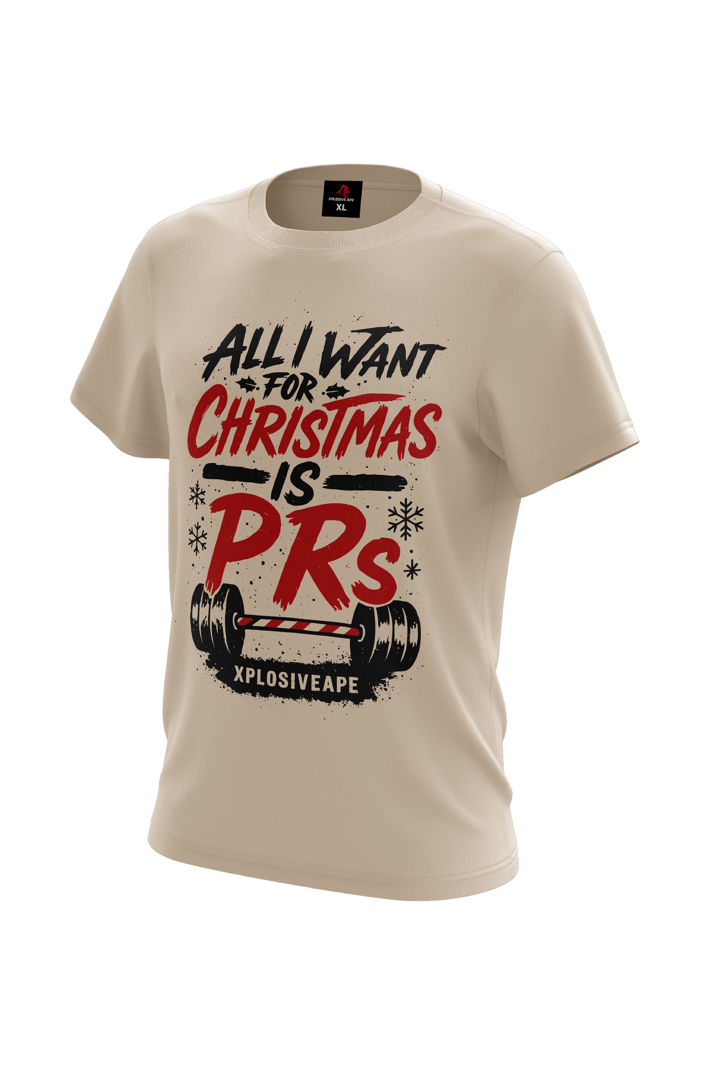XAPE Xmas PR V2 Tee - Sand