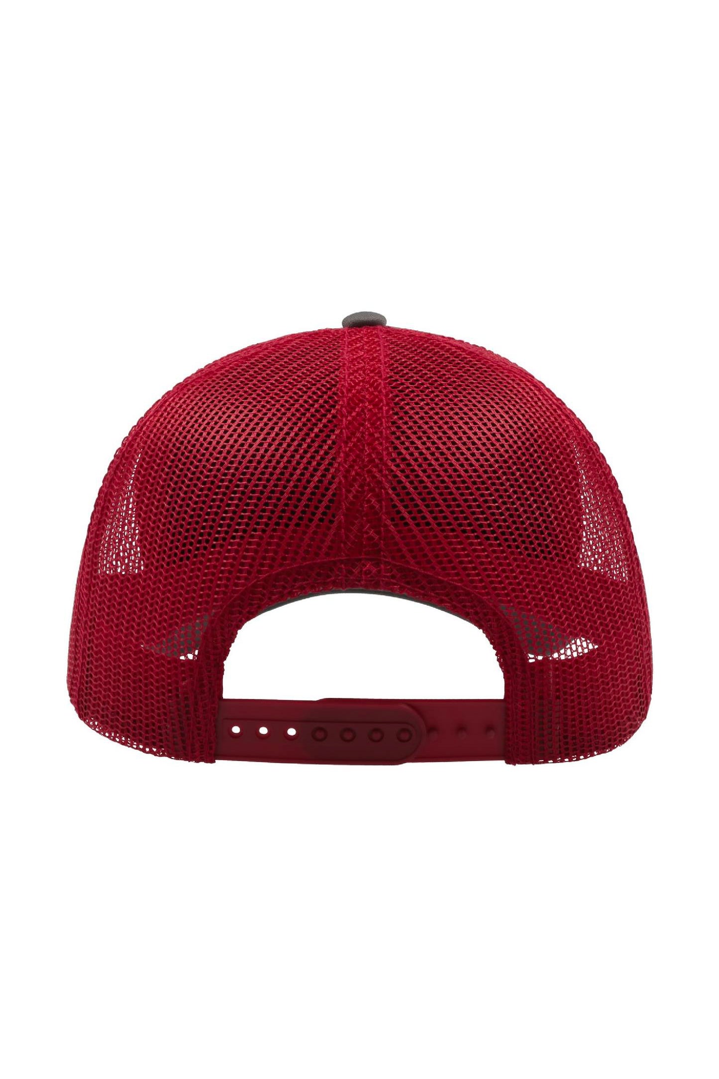 XAPE Classic Badge Logo Trucker Cap - Grey/Red