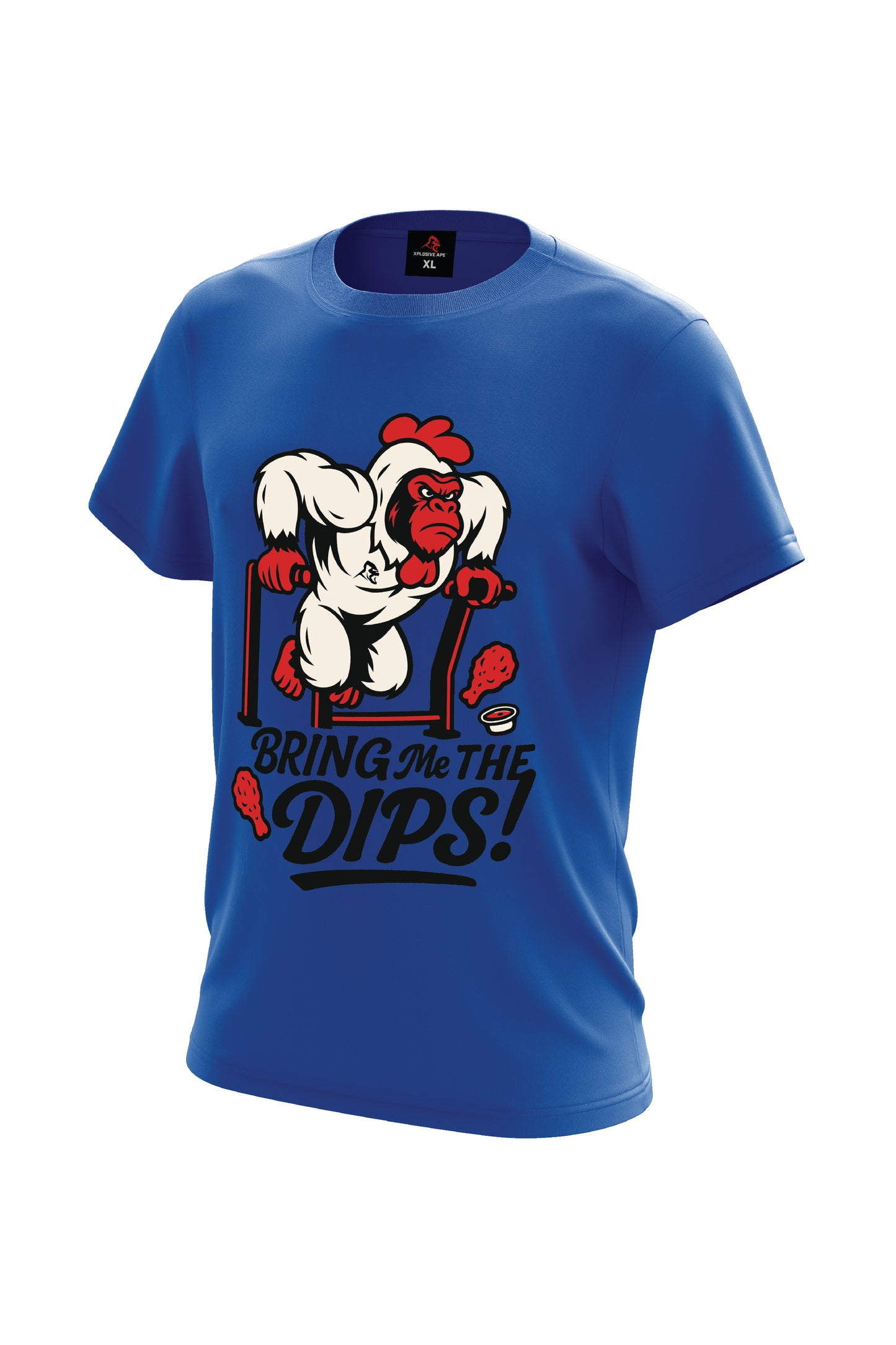 XAPE Bossman Dips Tee - Royal Blue
