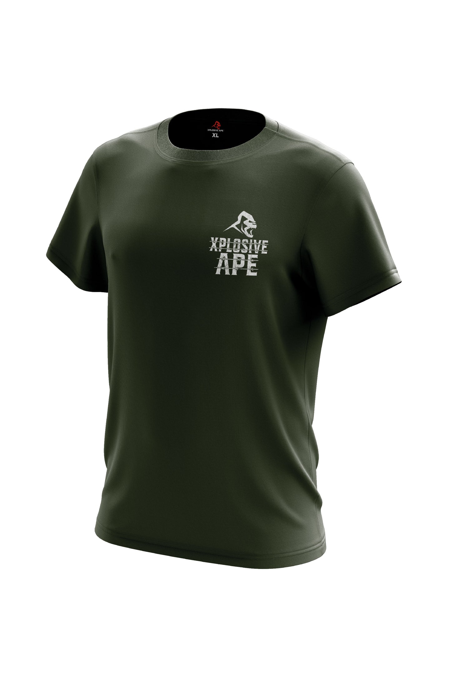 XAPE Classic Barbed Logo Tee - Military Green