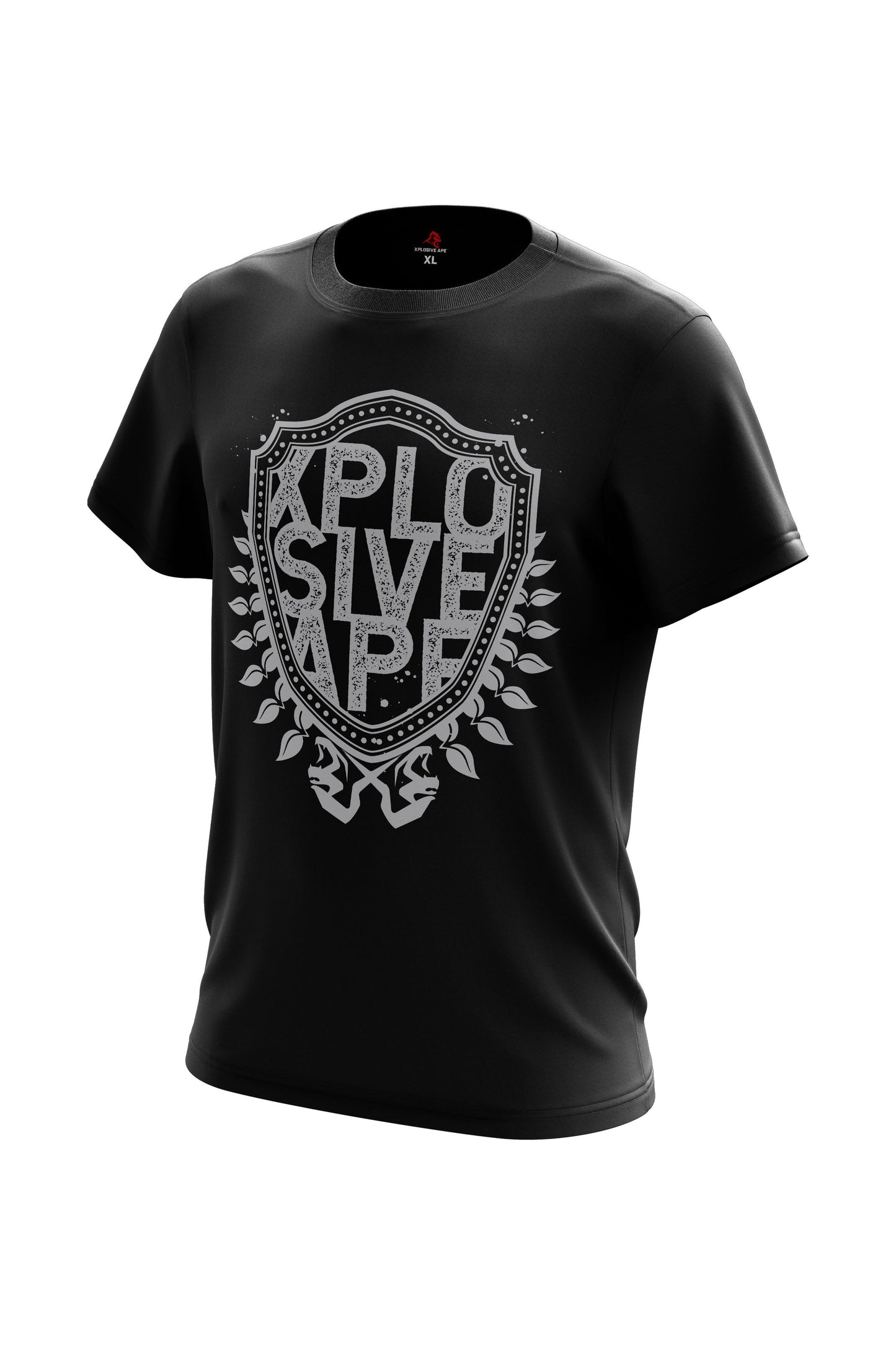XAPE Crest Shield Tee - Black