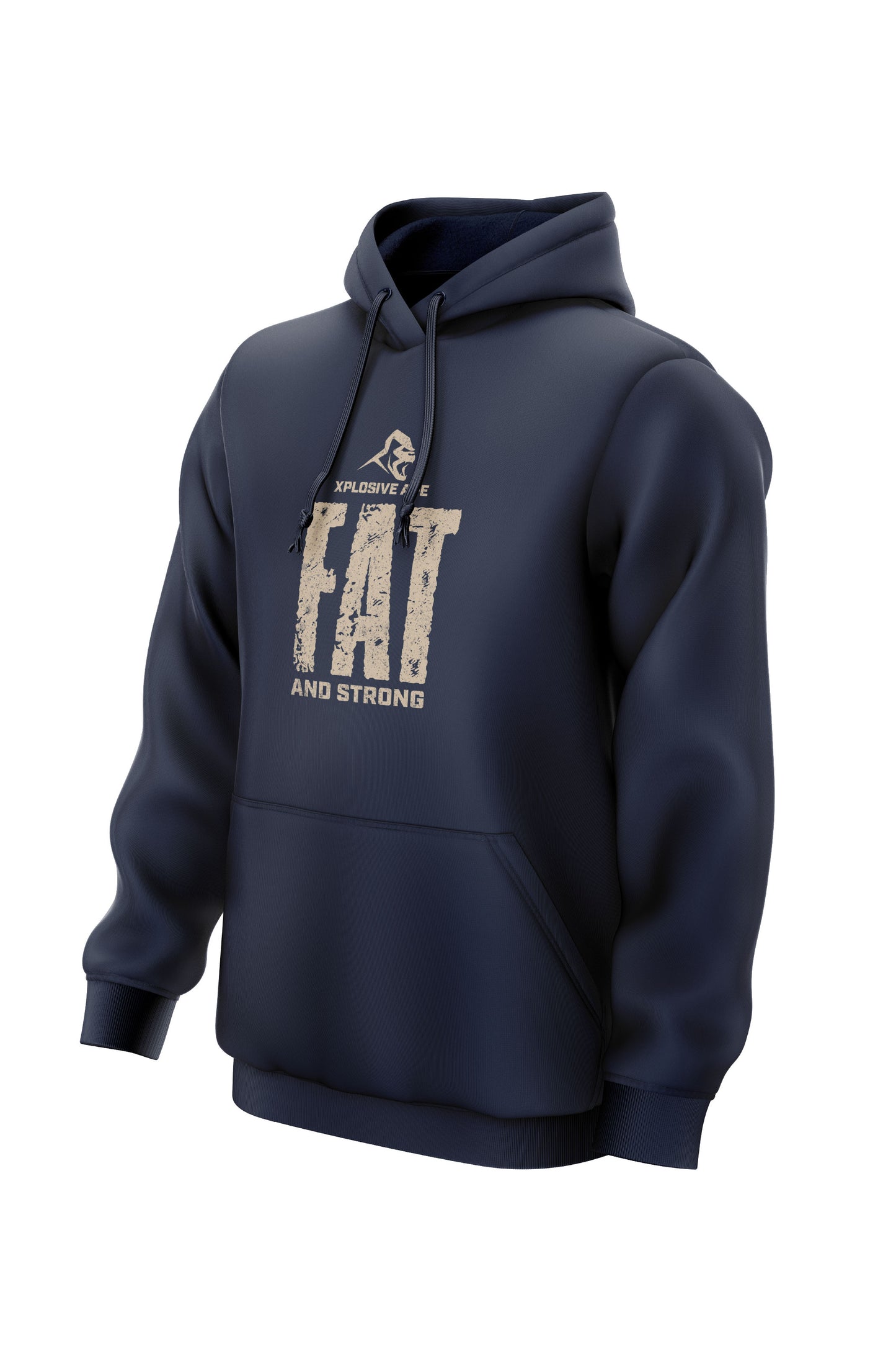 XAPE Fat And Strong V2 String Hoodie - Navy