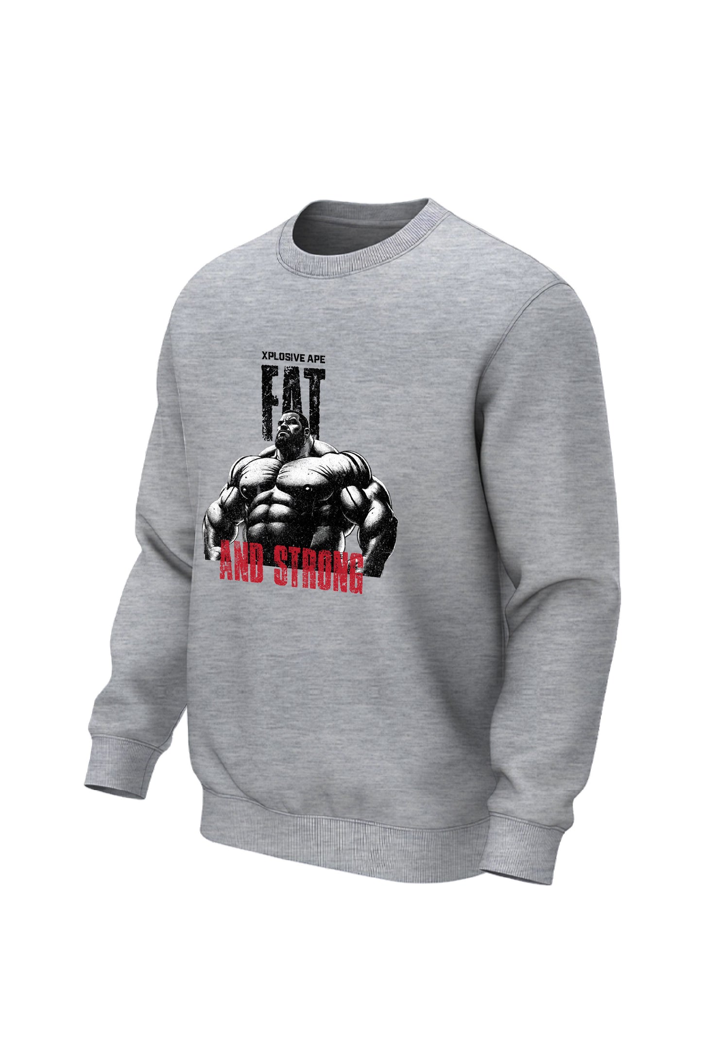 XAPE Fat And Strong V3 Sweatshirt - Sports Grey