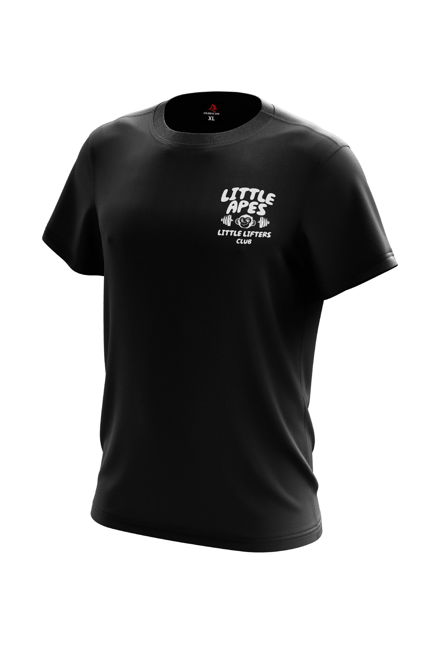 Little Apes Lifters Club Tee - Black