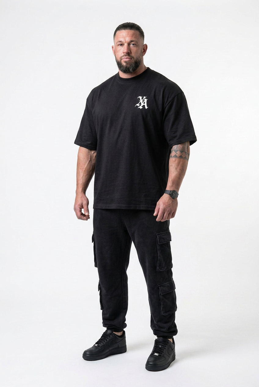 XAPE Built By Instinct Oversized Tee - Black