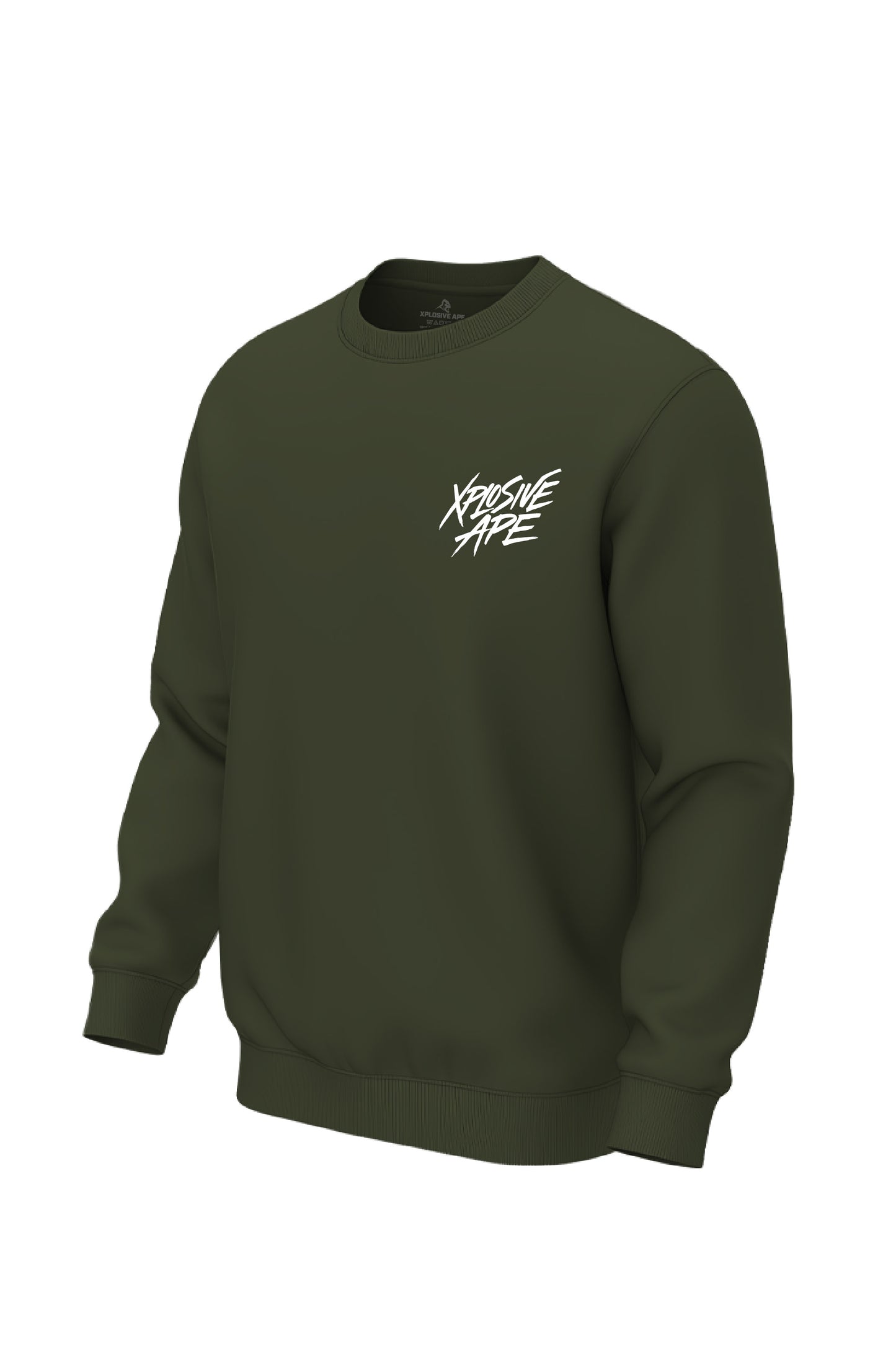 XAPE Classic Brush Script Sweatshirt - Forest Green