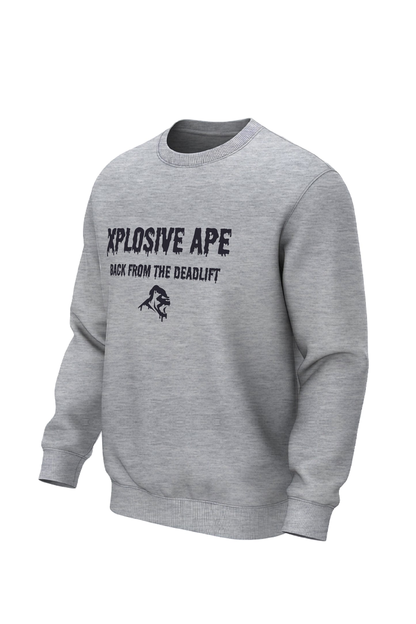 XAPE Back From The Deadlift Sweatshirt - Sports Grey