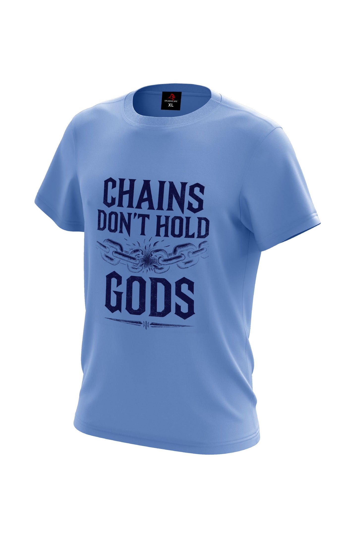 XAPE Chains & Gods Tee - Carolina Blue