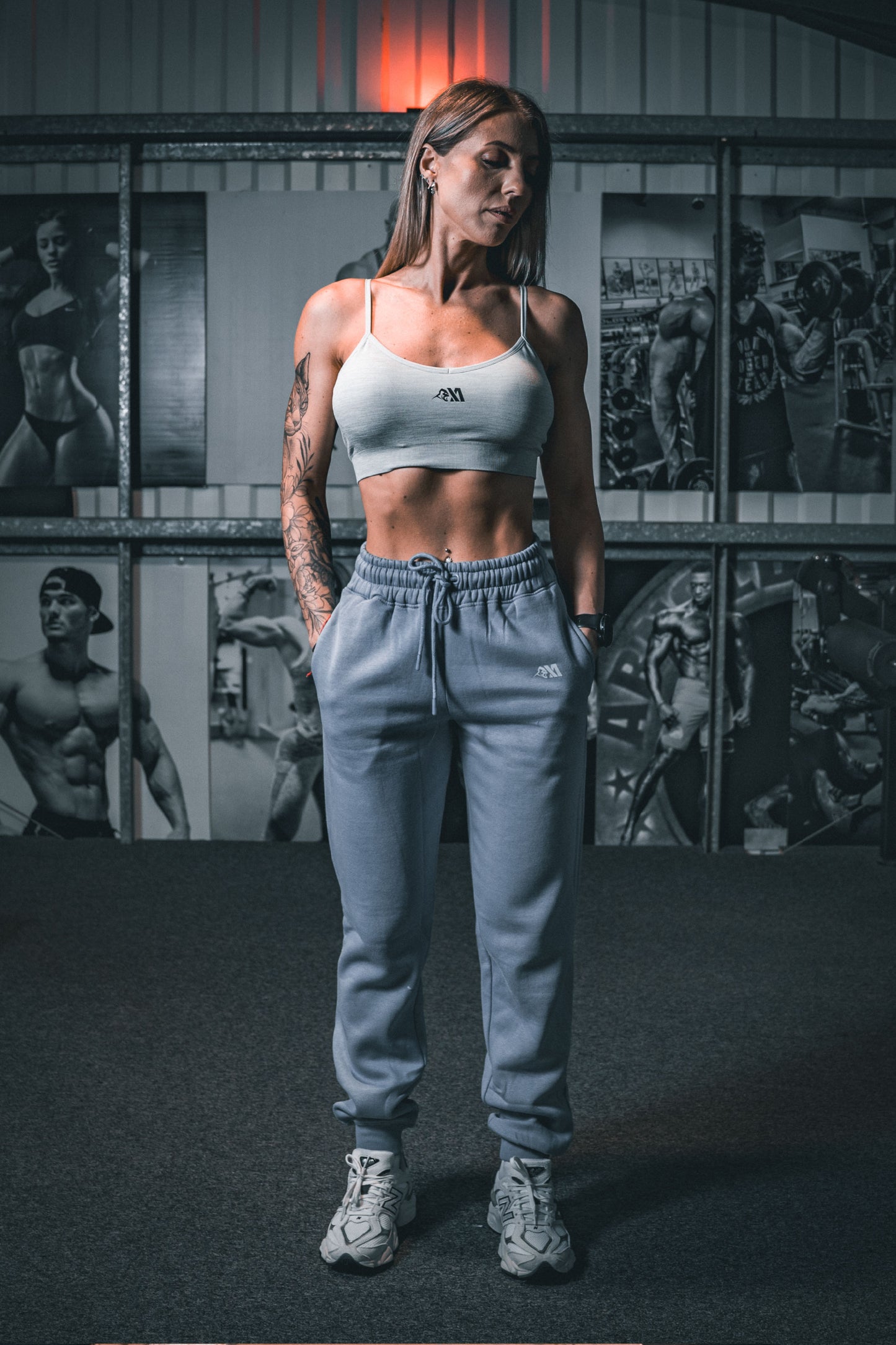 XA Women's Core Logo Seamless Sports Bra - Lilac Melange