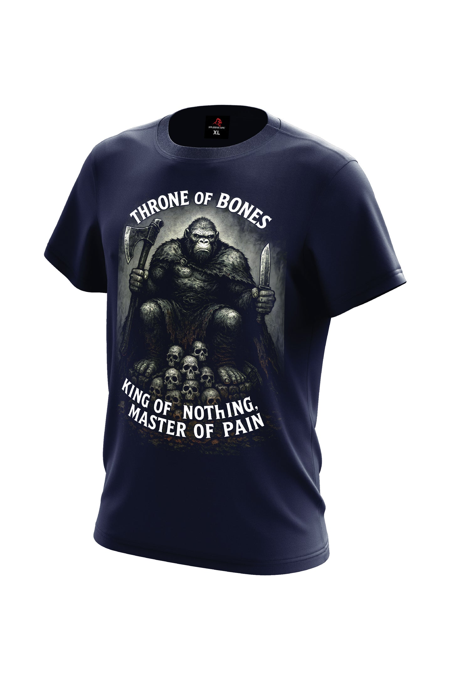 XAPE Throne of Bones Tee - Navy