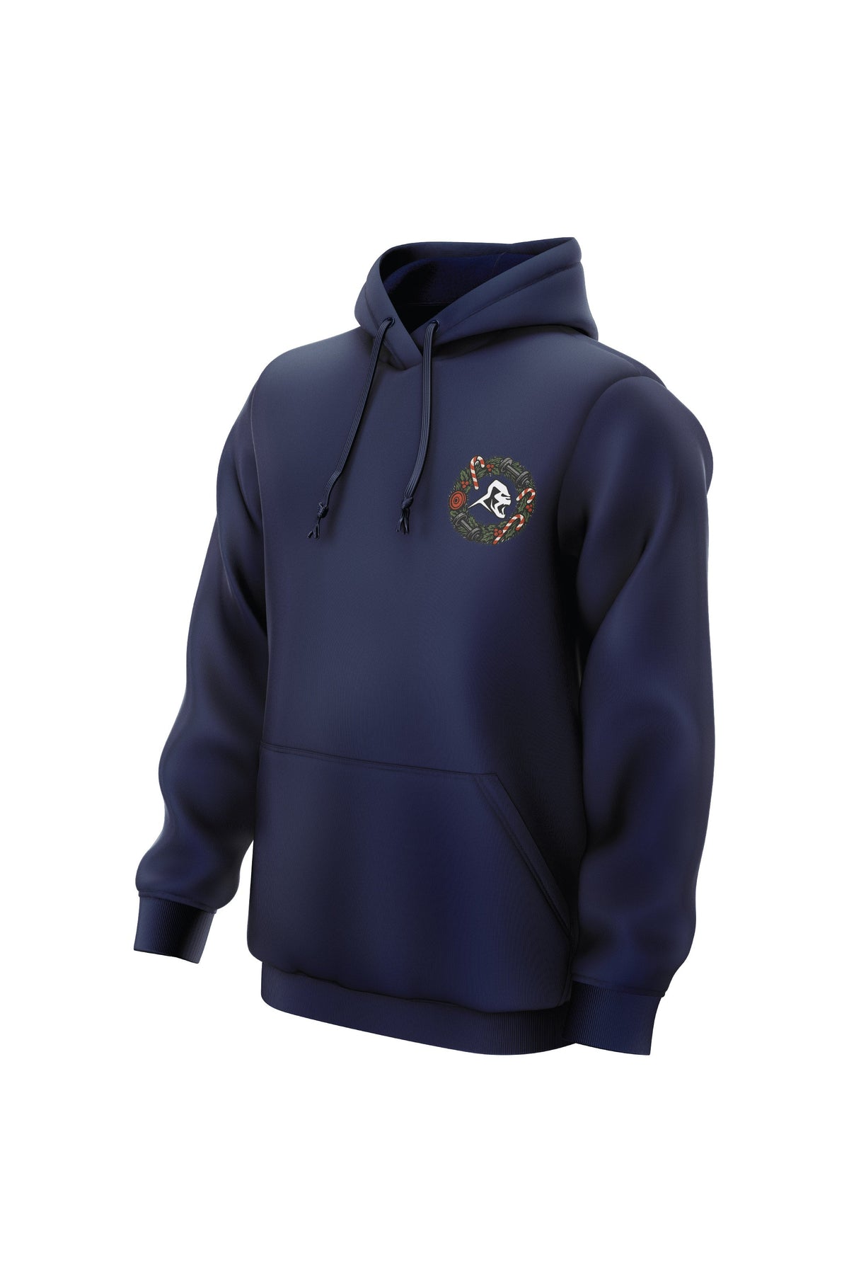 XAPE Resting Grinch Face String Hoodie - Navy