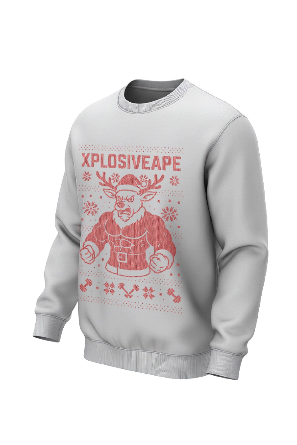 XAPE Reindeer Sweatshirt - Sports Grey