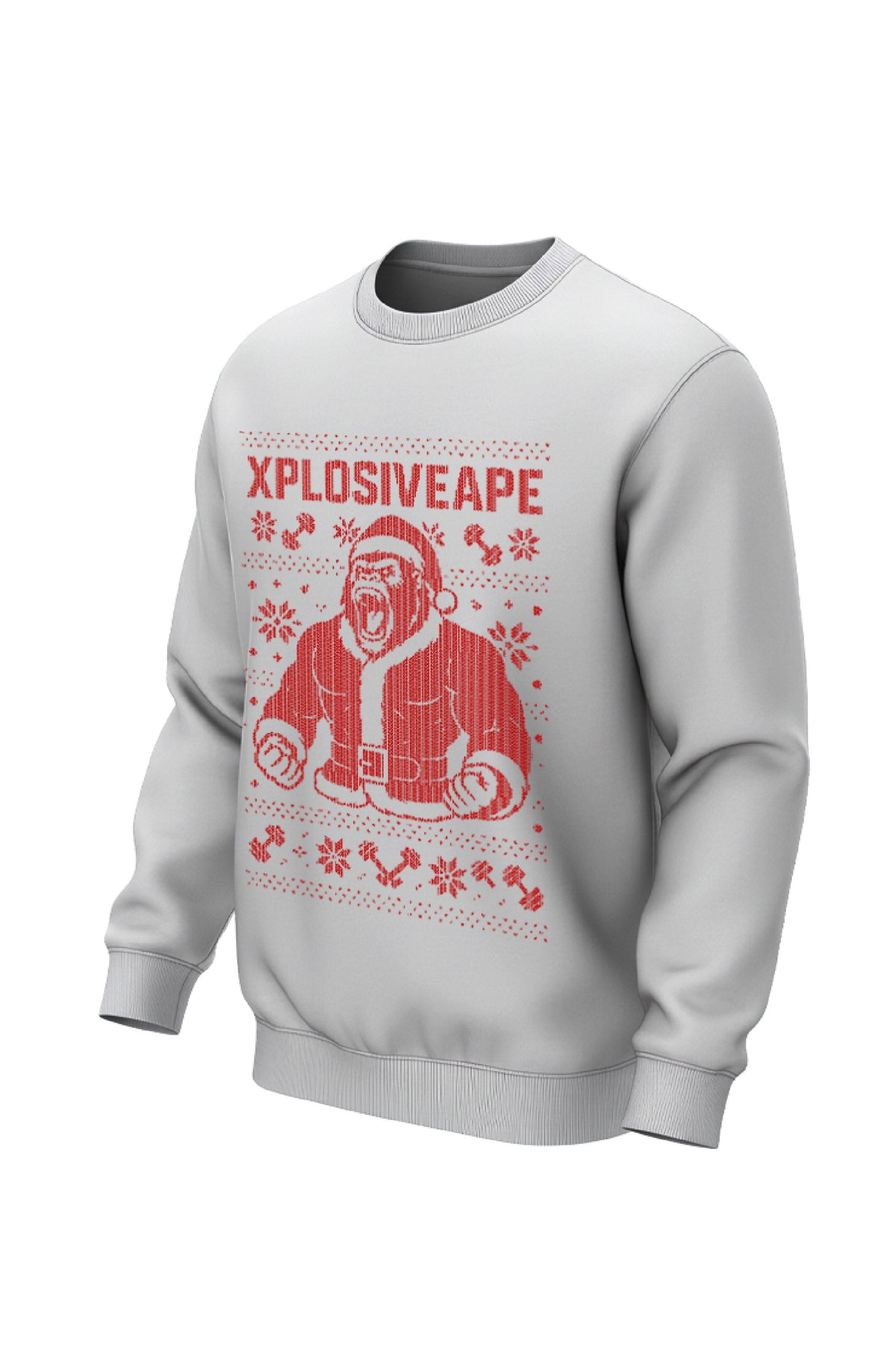 XAPE Xmas Ape Sweatshirt - Sports Grey