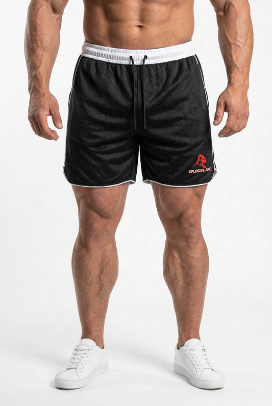 XAPE Strike Elite Shorts - Black/White