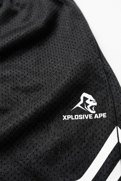 XAPE Strike Shorts - Black/White