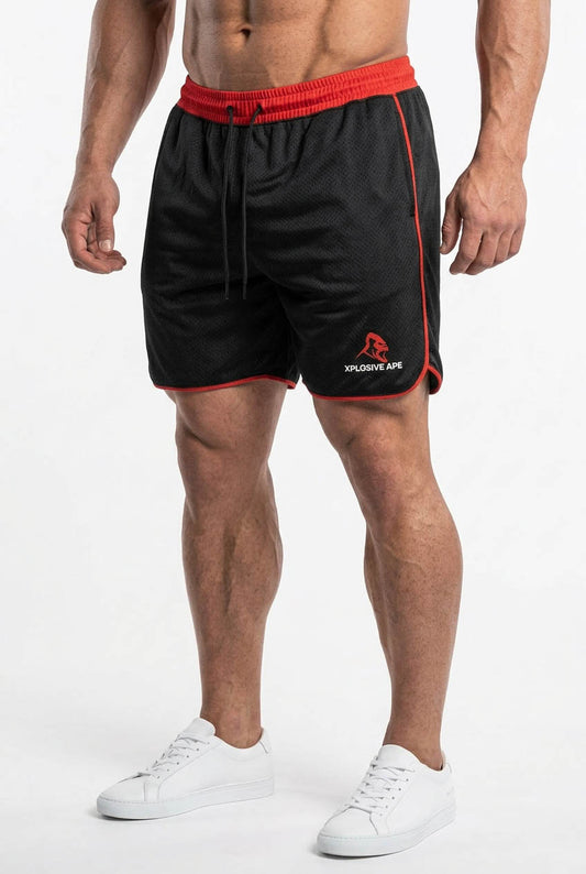 XAPE Strike Elite Shorts - Black/Red