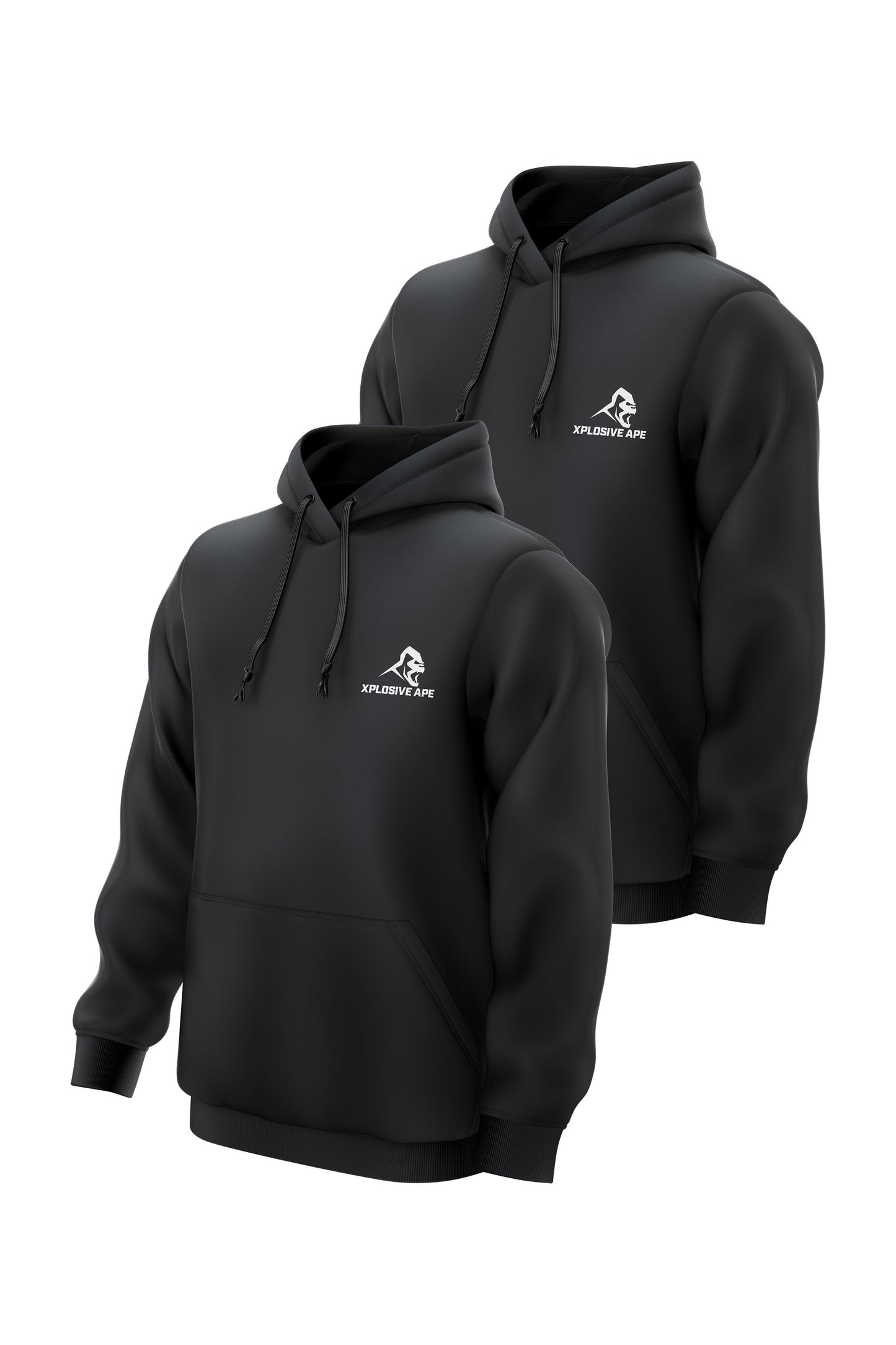 XAPE Essential 2 Hoodies Combo - Black