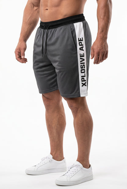 XAPE Dominion Tape Shorts - Grey
