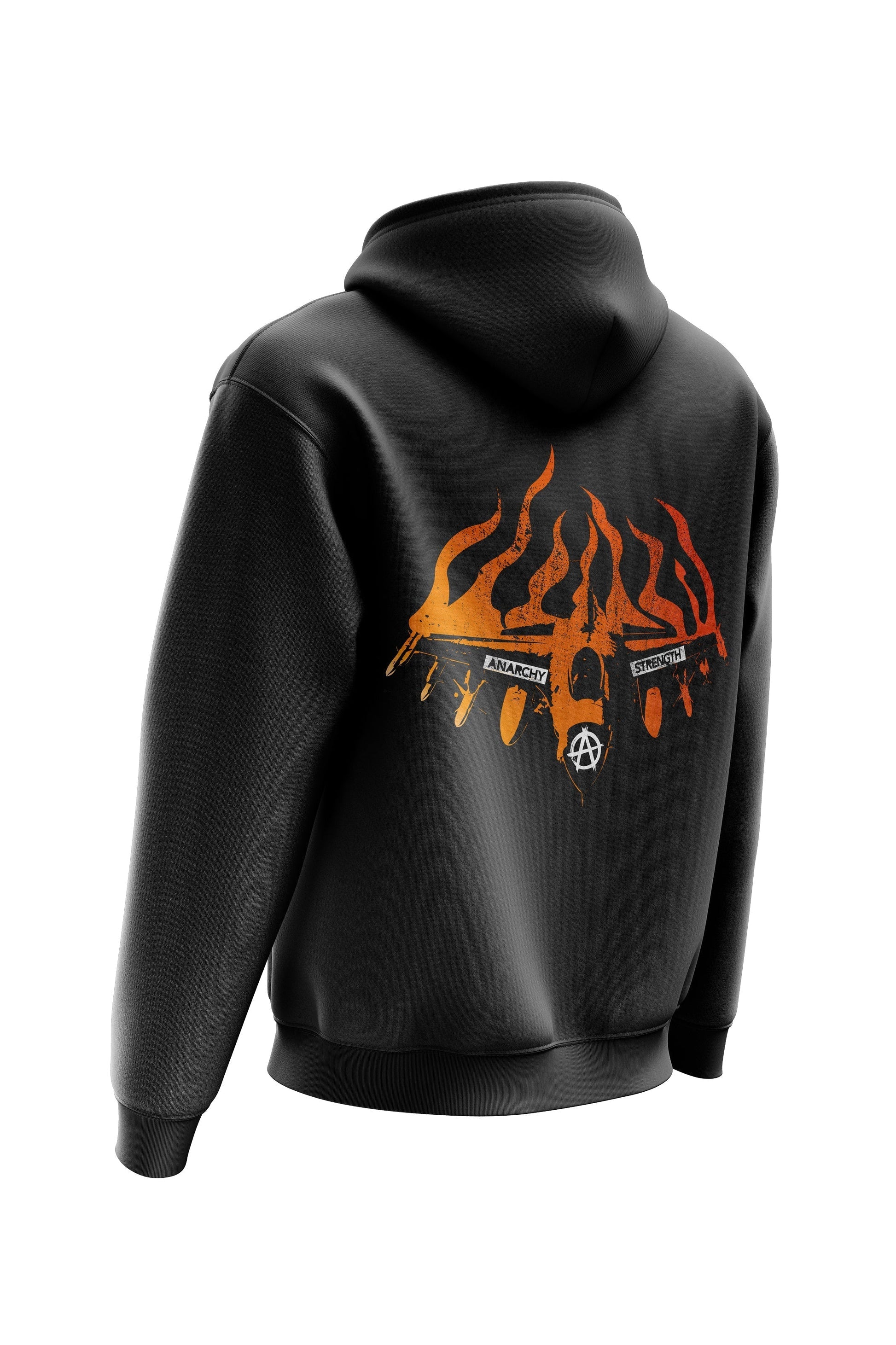 AS 'BURNING FLYBOY' HOODIE + TEE COMBO - BLACK