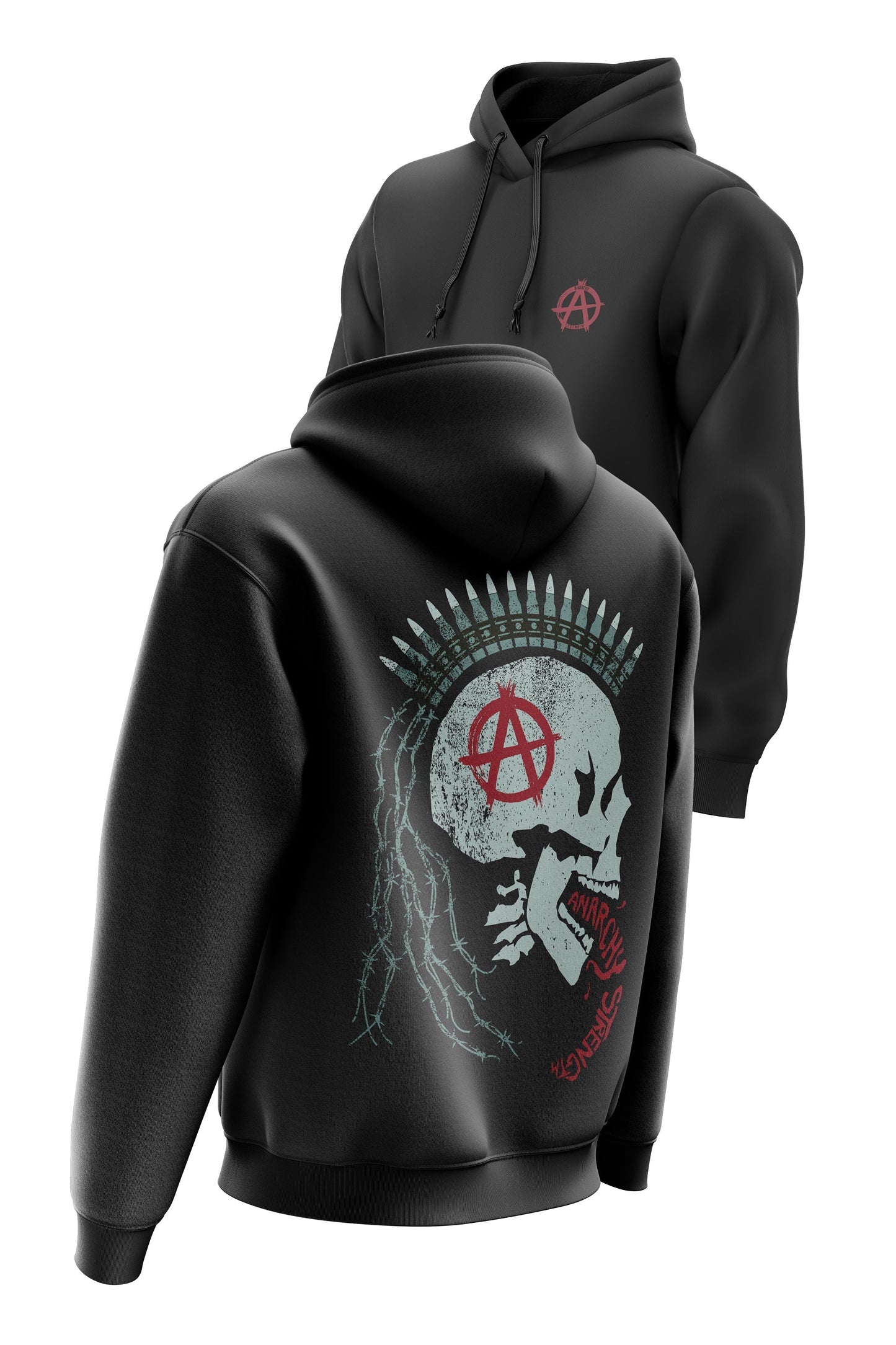 AS Bullet Punk Hoodie - Black