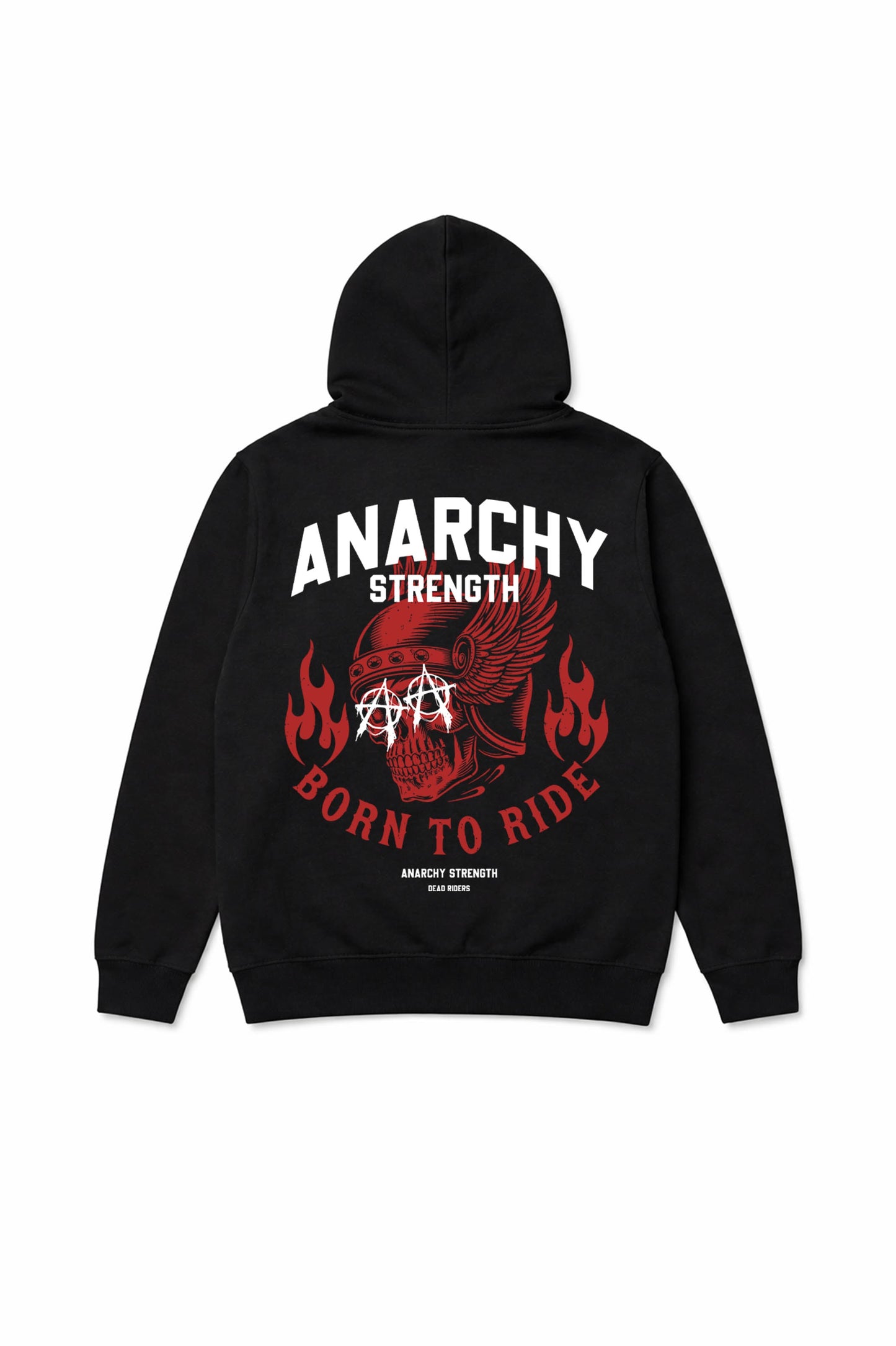 AS Born To Ride Hoodie - Black