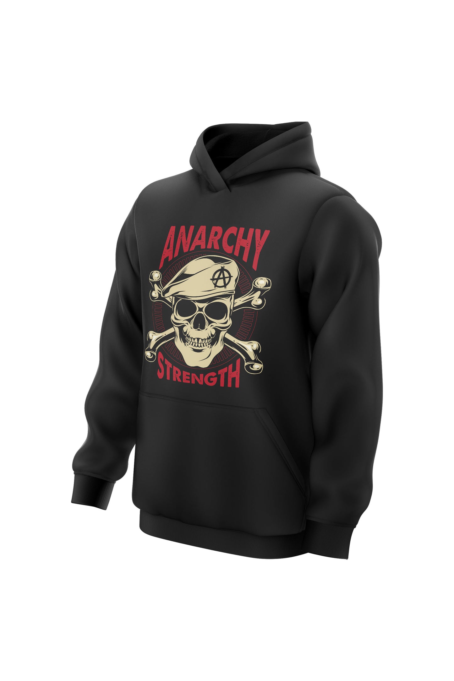 AS Side Cap Hoodie - Black