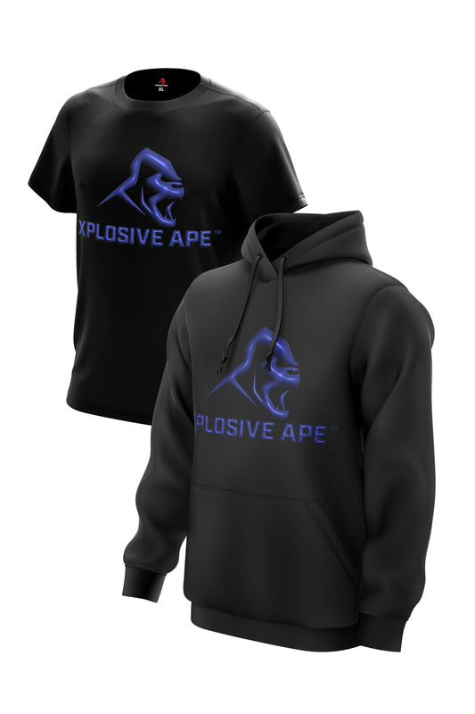 XAPE Alpha Hoodie & Tee - Black