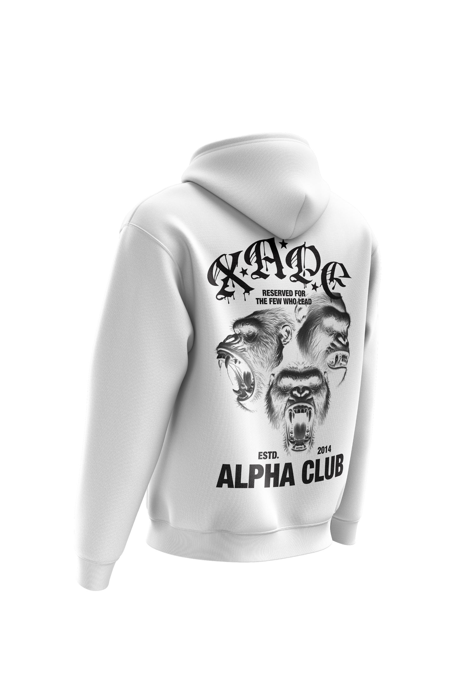 XAPE Alpha Club Reserved Hoodie & Tee Combo - White