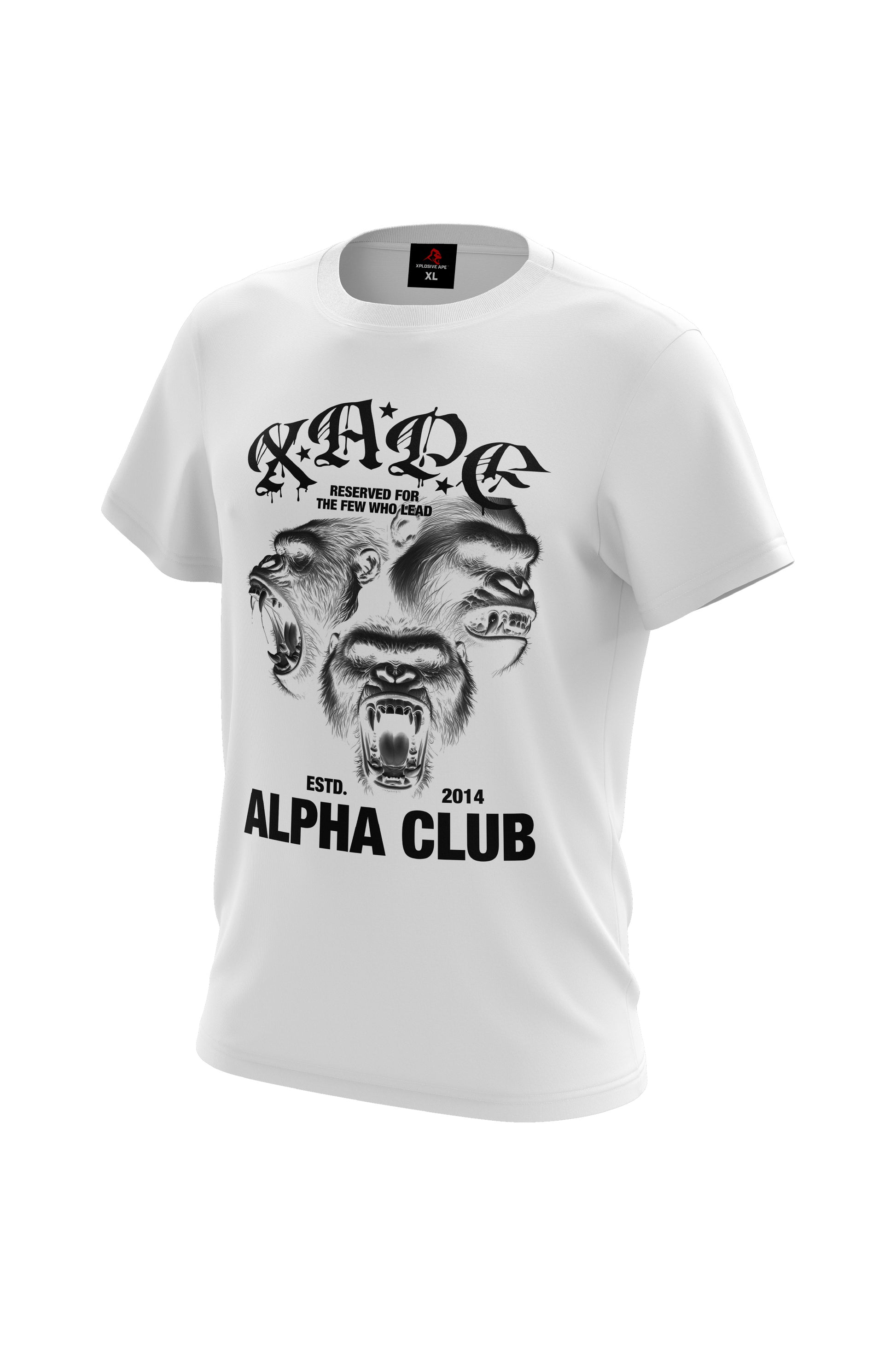 XAPE Alpha Club Reserved Hoodie & Tee Combo - White