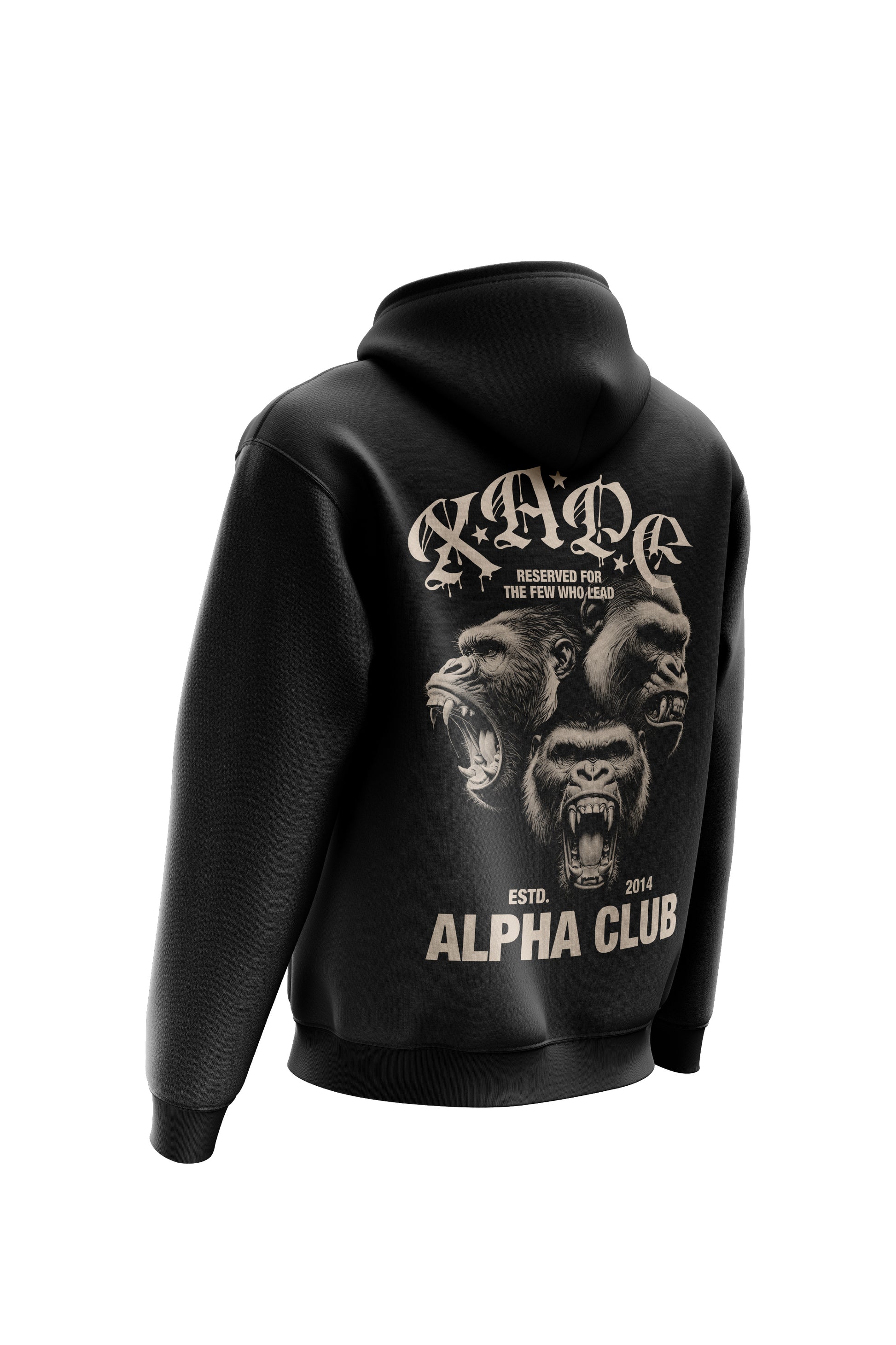 XAPE Alpha Club Reserved Hoodie & Tee Combo - Black