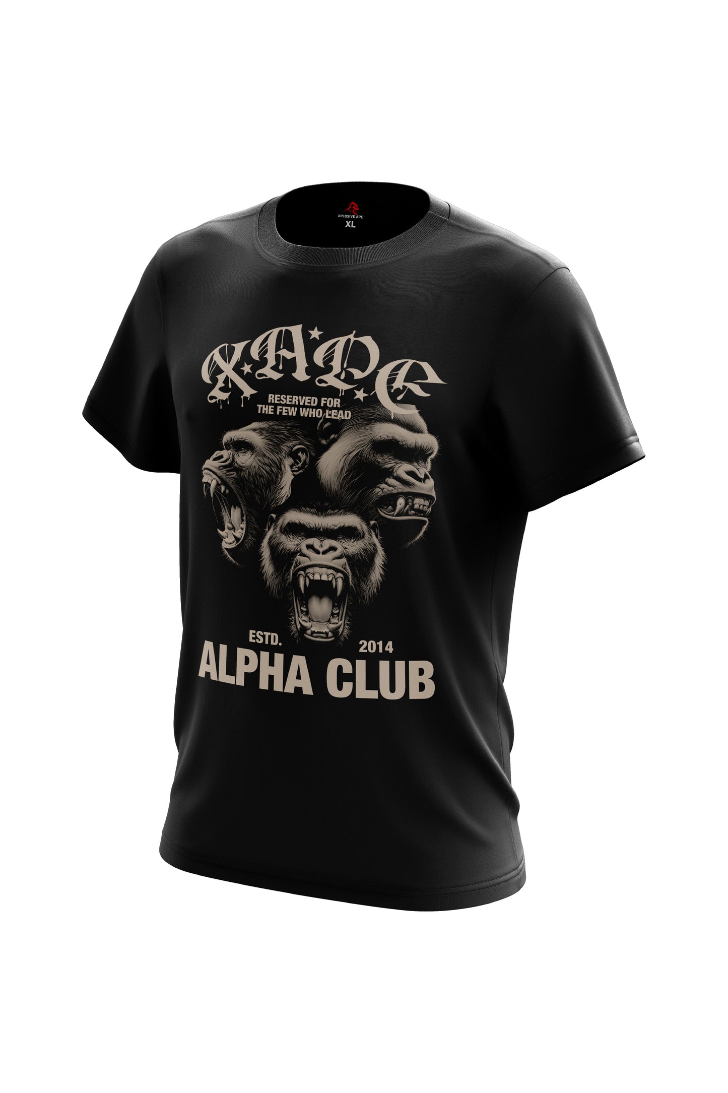 XAPE Alpha Club Reserved Tee - Black