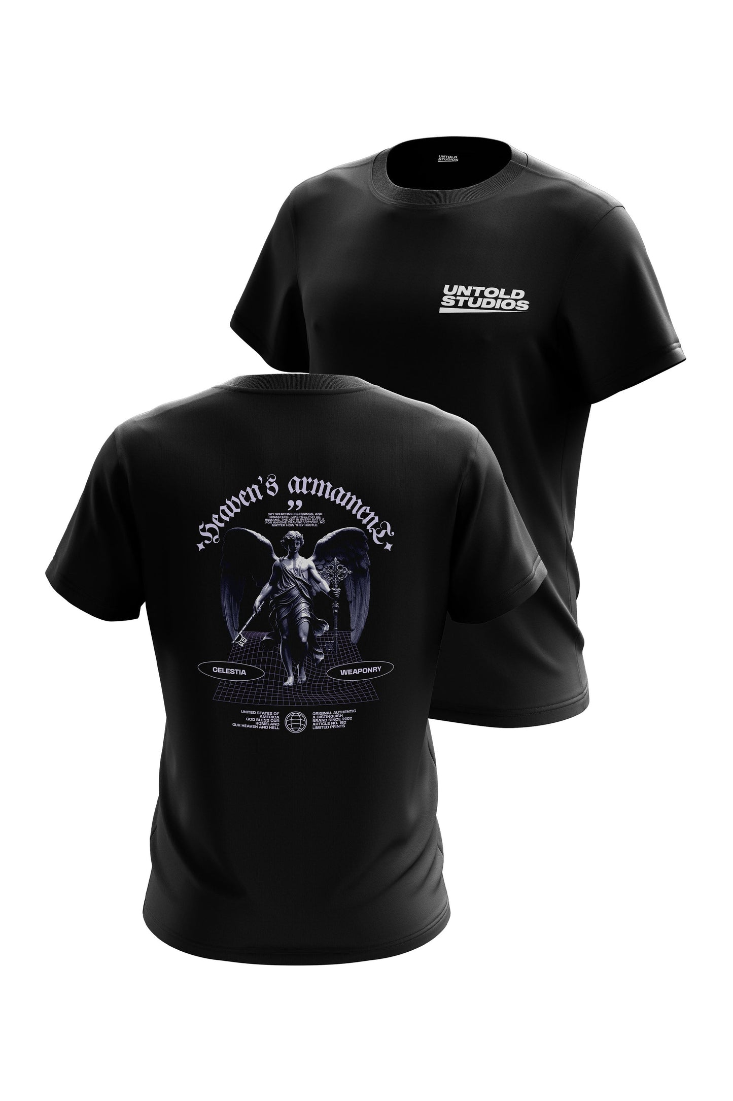 US Angel Graphic V1 Tee - Black