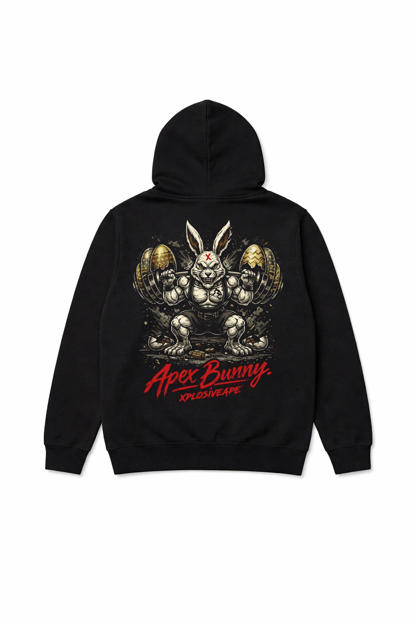 XAPE Apex Bunny String Hoodie - Black
