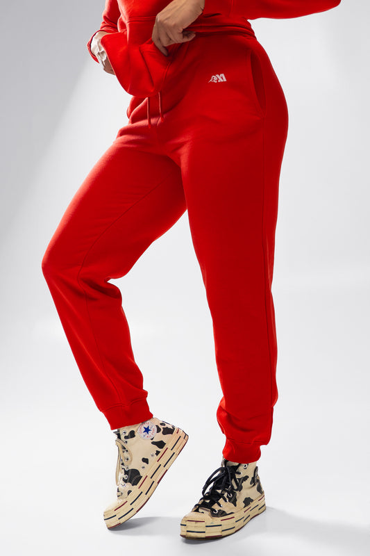 XAPE Core Logo Joggers - Red