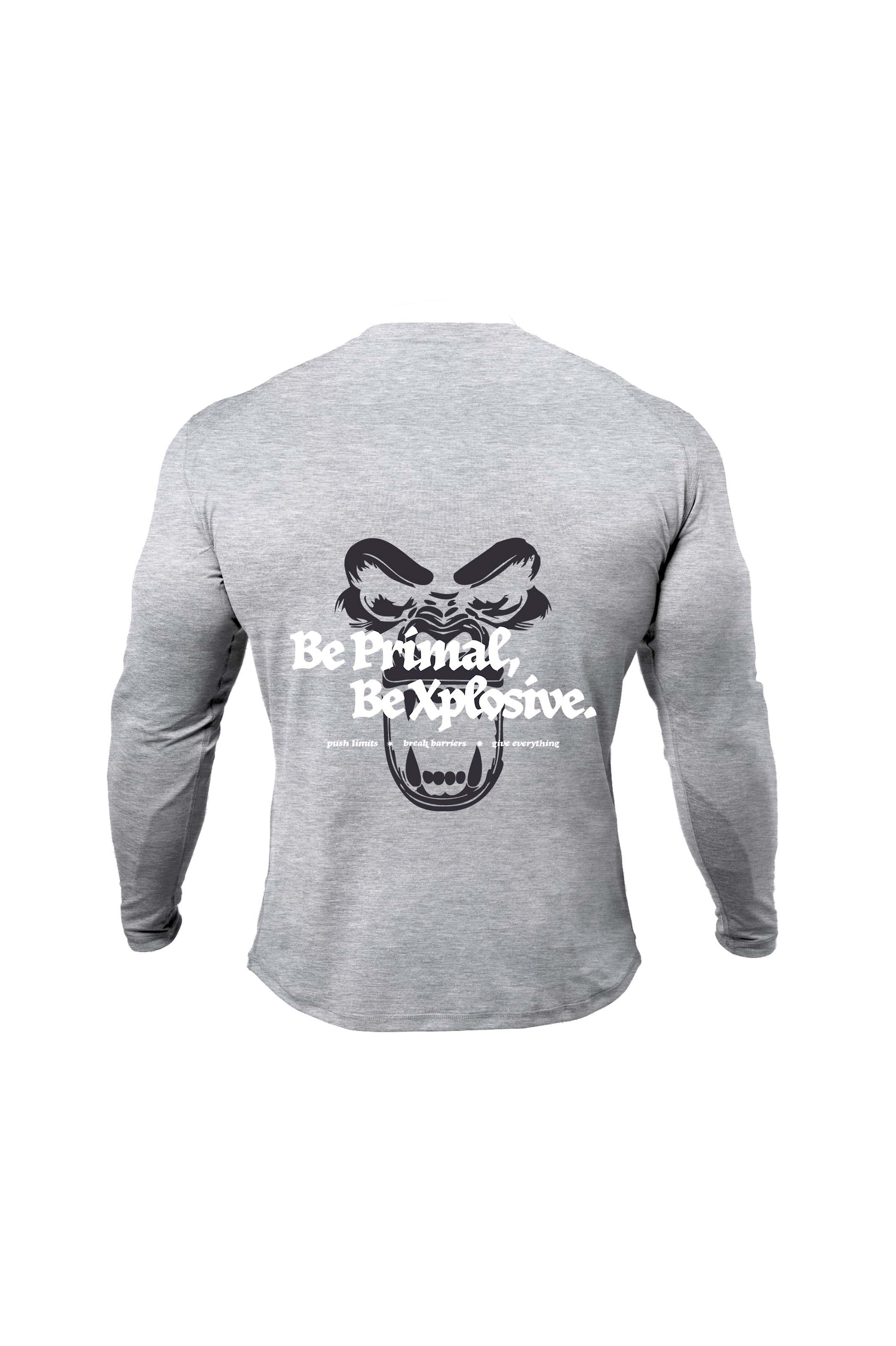 XAPE Primal Power V5 Sweatshirt - Grey Marl