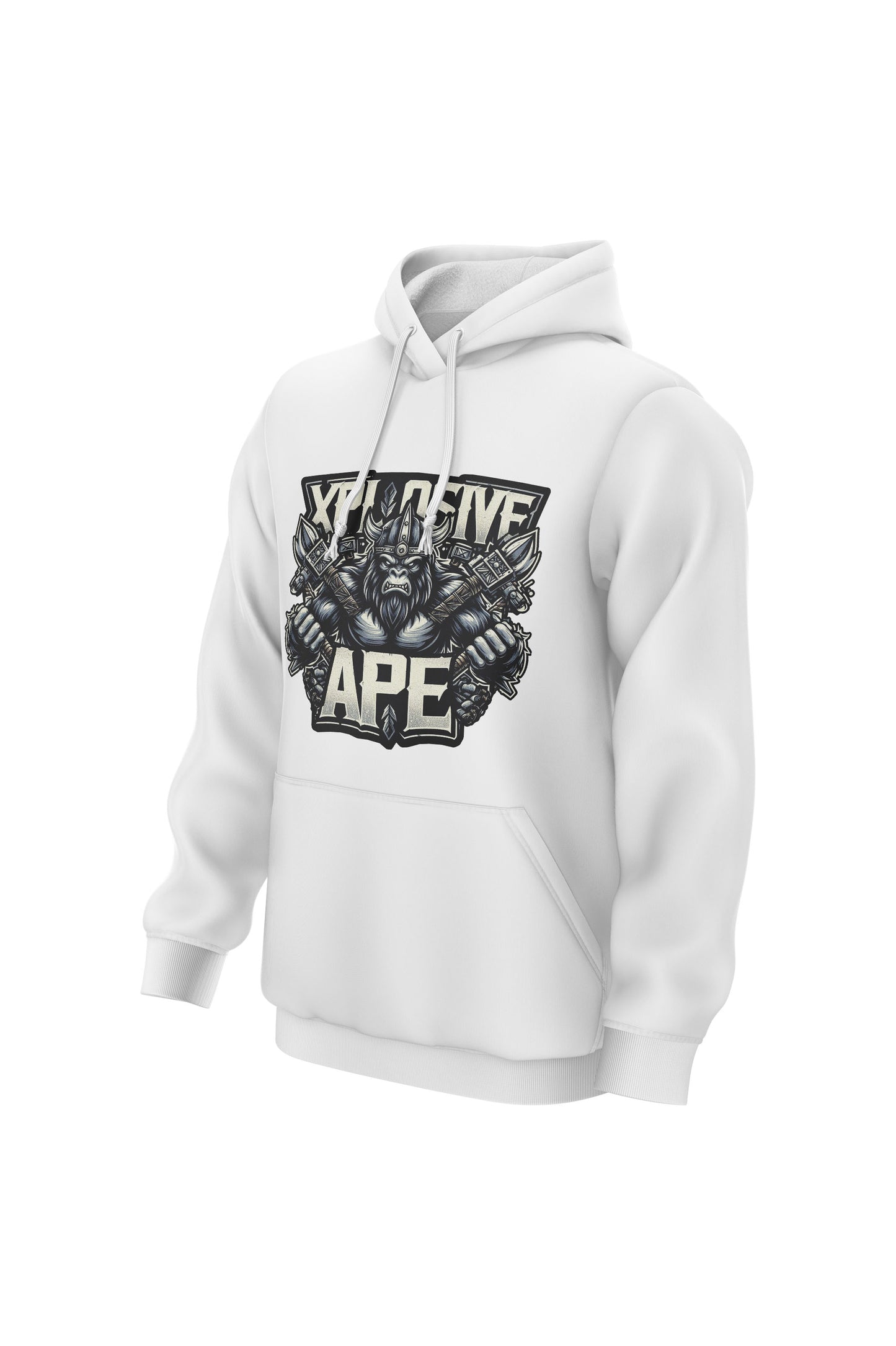 XAPE Berserker Hoodie - White