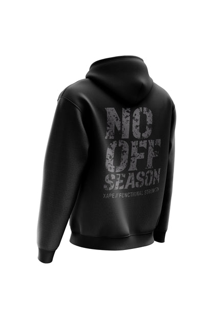 XAPE No Off Season String Hoodie - Black