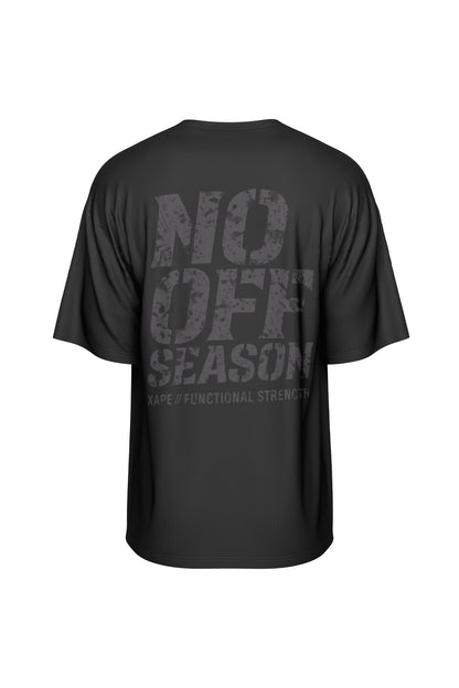 XAPE No Off Season Oversized Tee - Black
