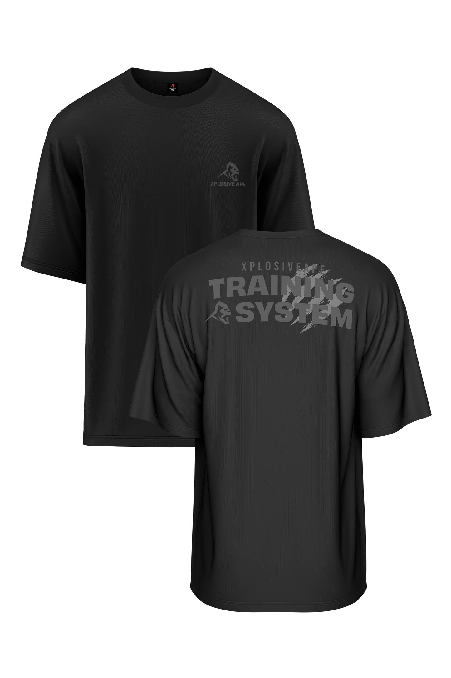 XAPE Training System V2 Oversized Tee - Black